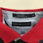 Y2K Tommy Hilfiger Color Block Logo Polo - XL