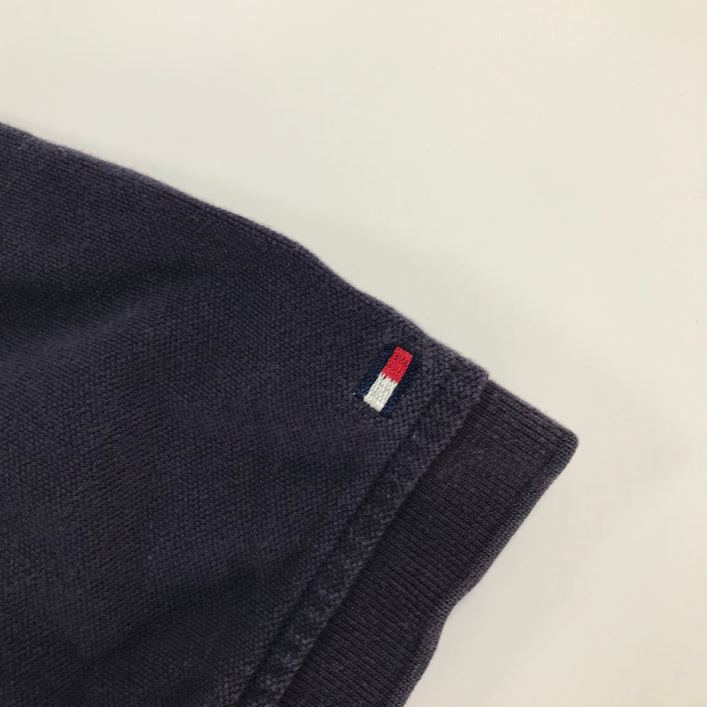 Y2K Tommy Hilfiger Color Block Logo Polo - XL
