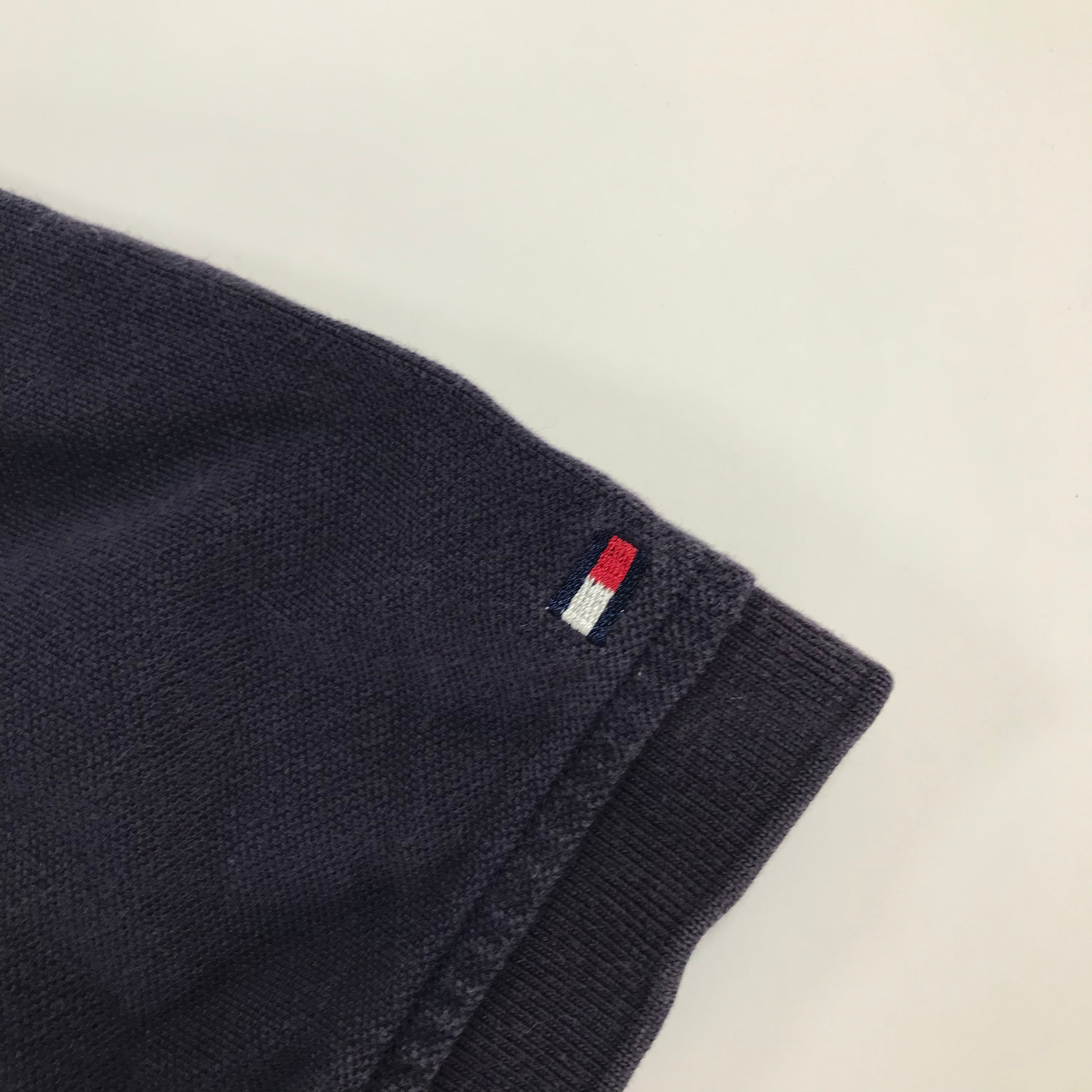 Y2K Tommy Hilfiger Color Block Logo Polo - XL