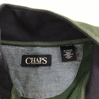 Chaps Color Block Quarter Zip Pullover - XL