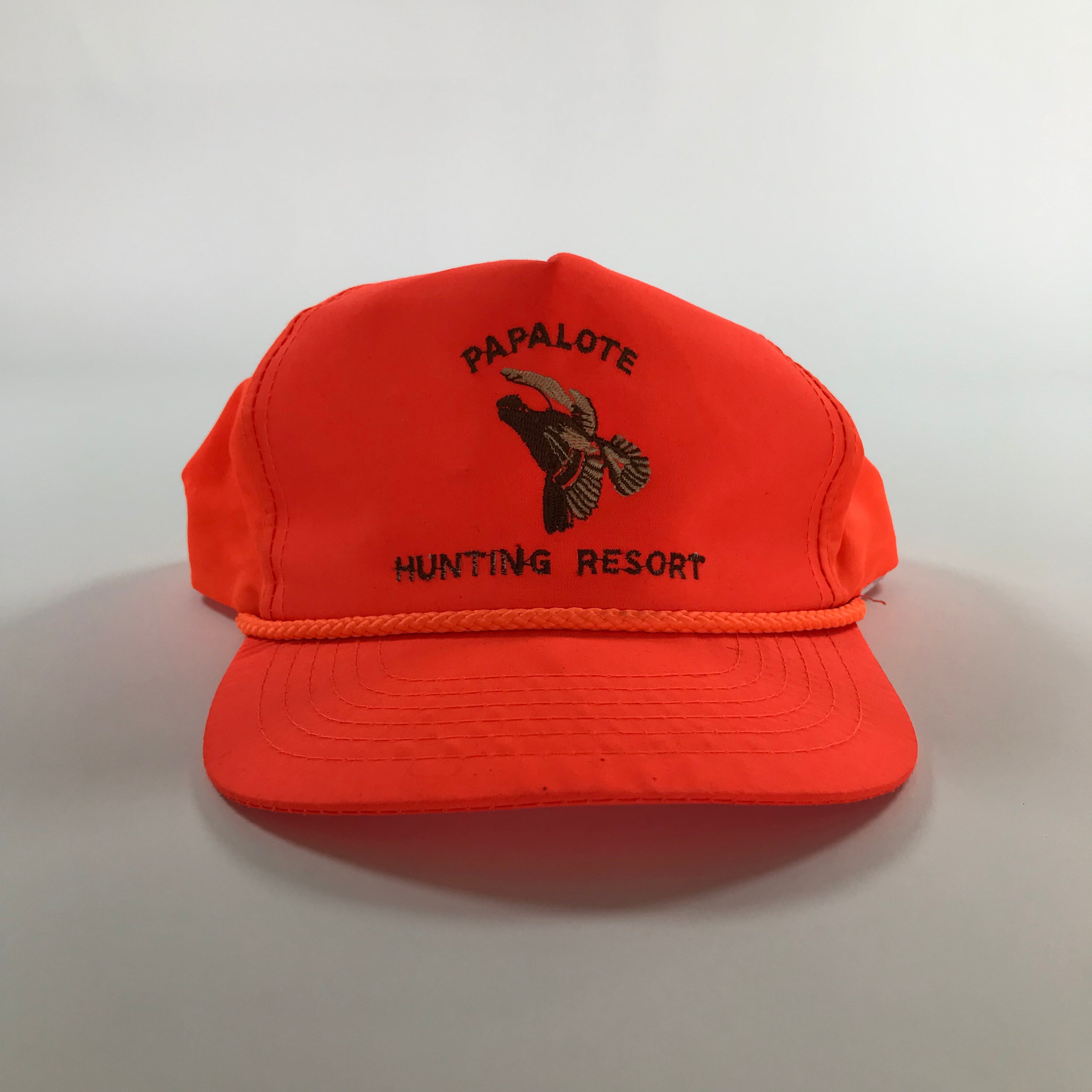 80s/90s Blaze Orange Hunting Resort Snapback