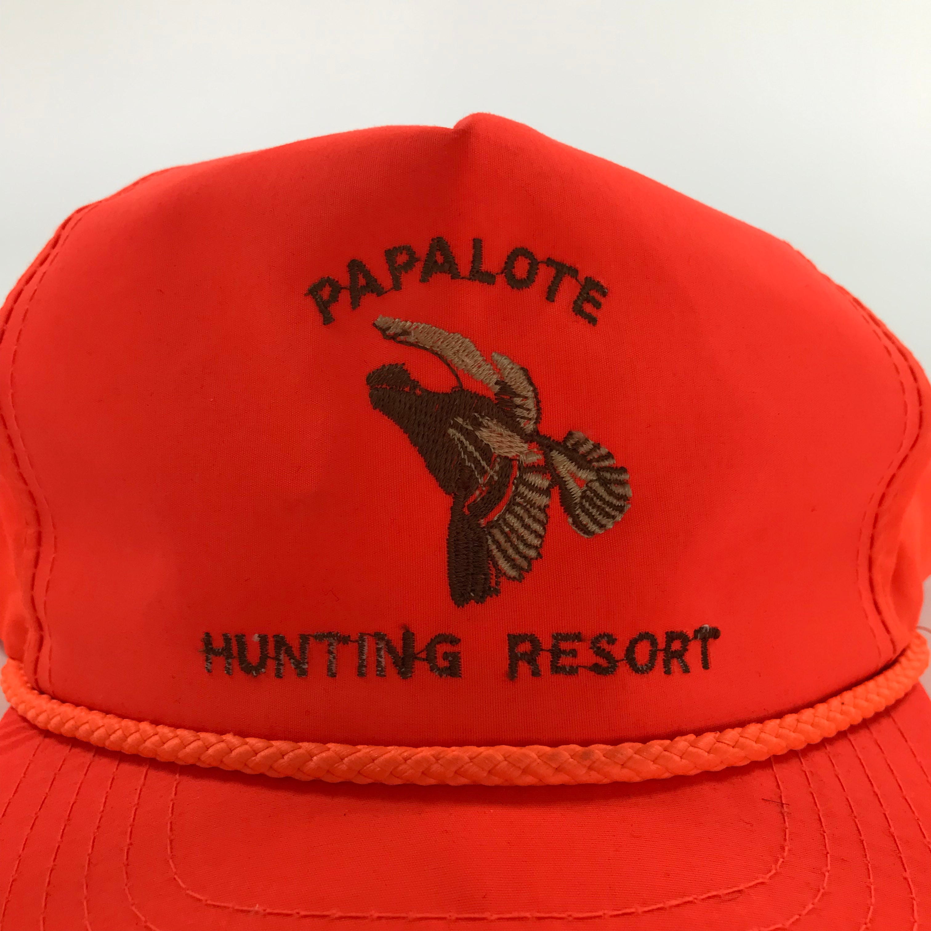 80s/90s Blaze Orange Hunting Resort Snapback