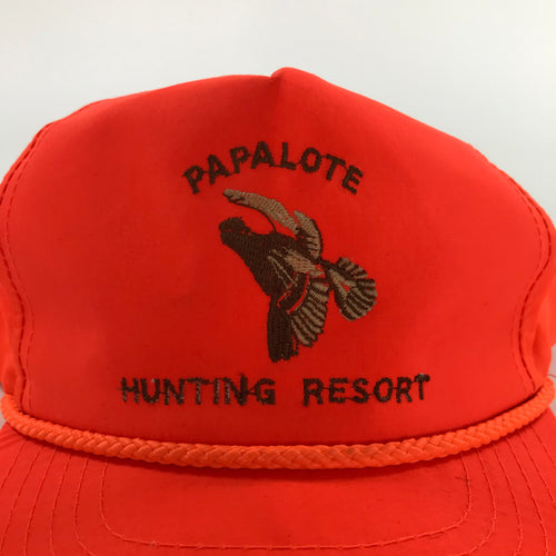 80s/90s Blaze Orange Hunting Resort Snapback