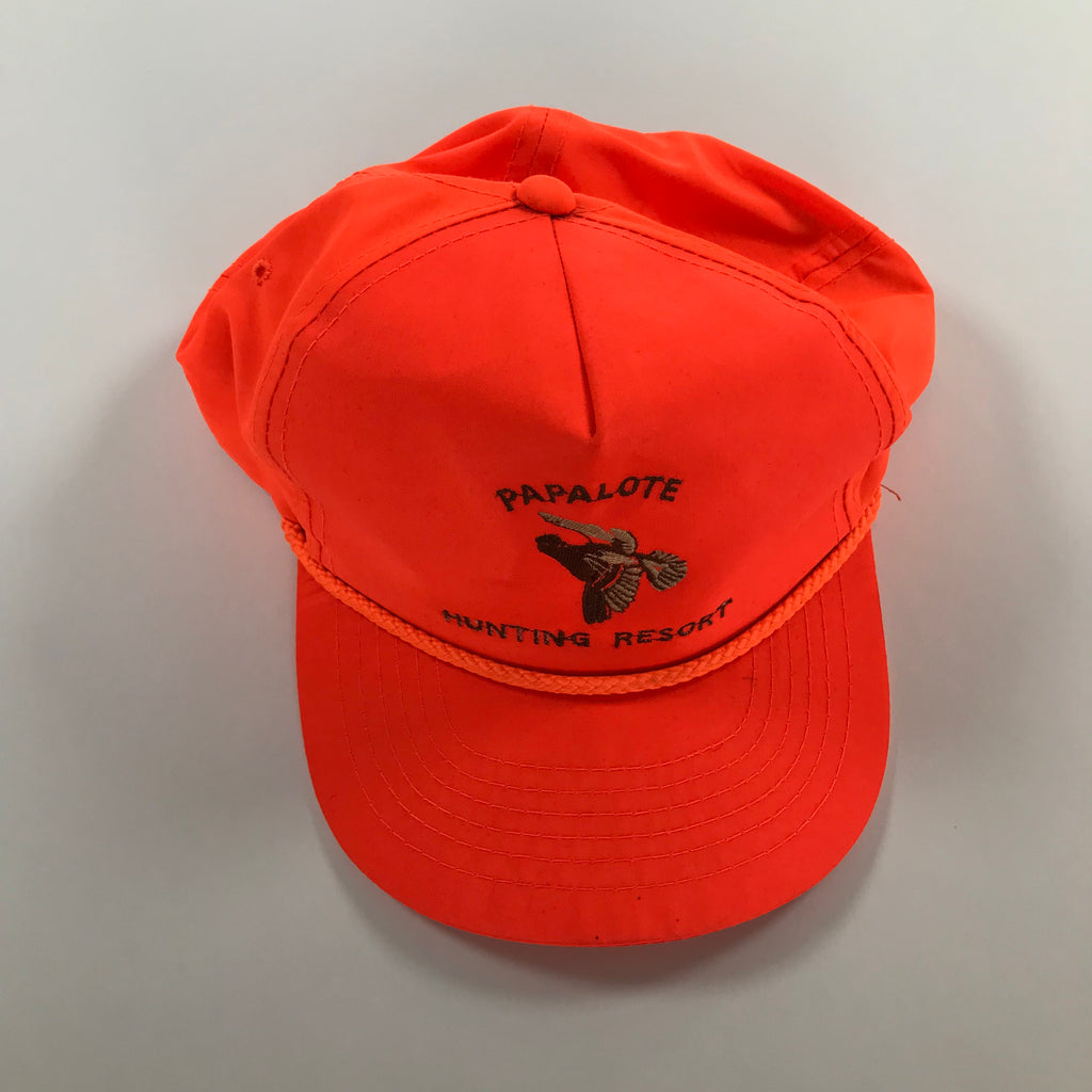 80s/90s Blaze Orange Hunting Resort Snapback