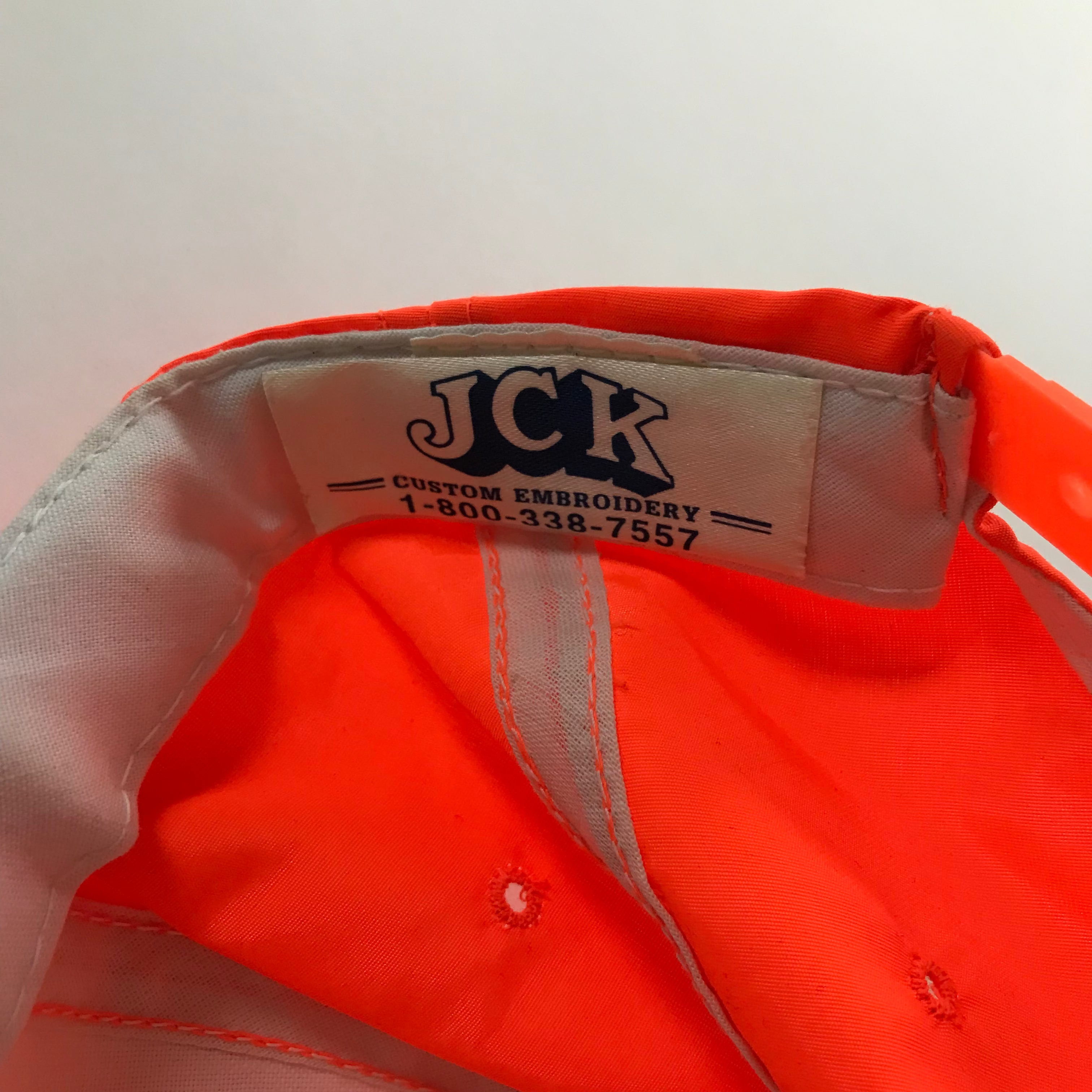 80s/90s Blaze Orange Hunting Resort Snapback
