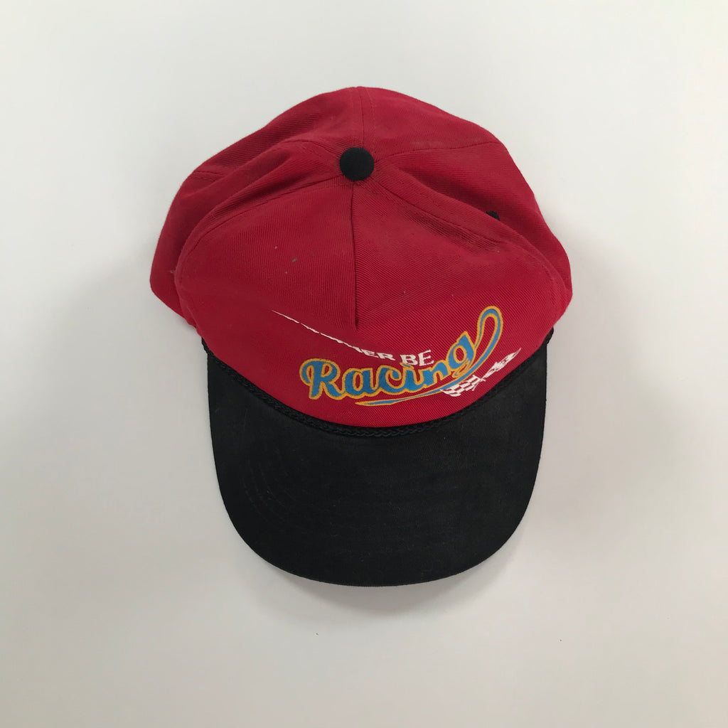 DEADSTOCK 80s/90s I'd Rather Be Racing Snapback