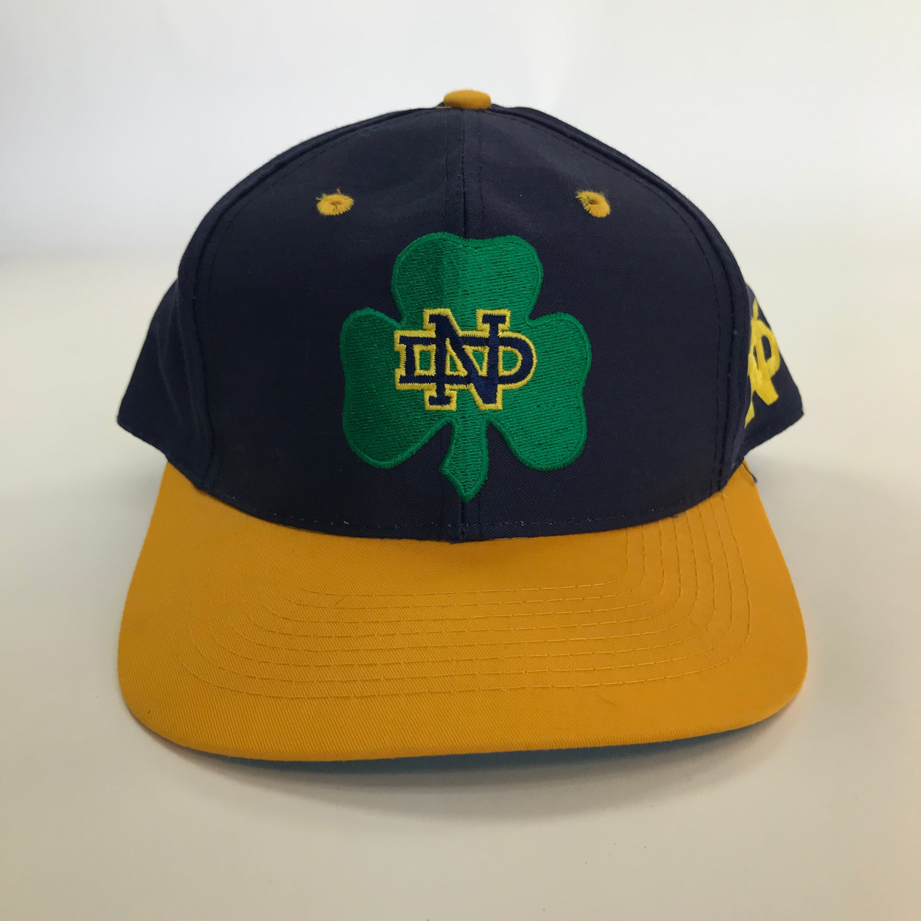 90s The Game Notre Dame Two-Tone Clover Fitted 7 1/4
