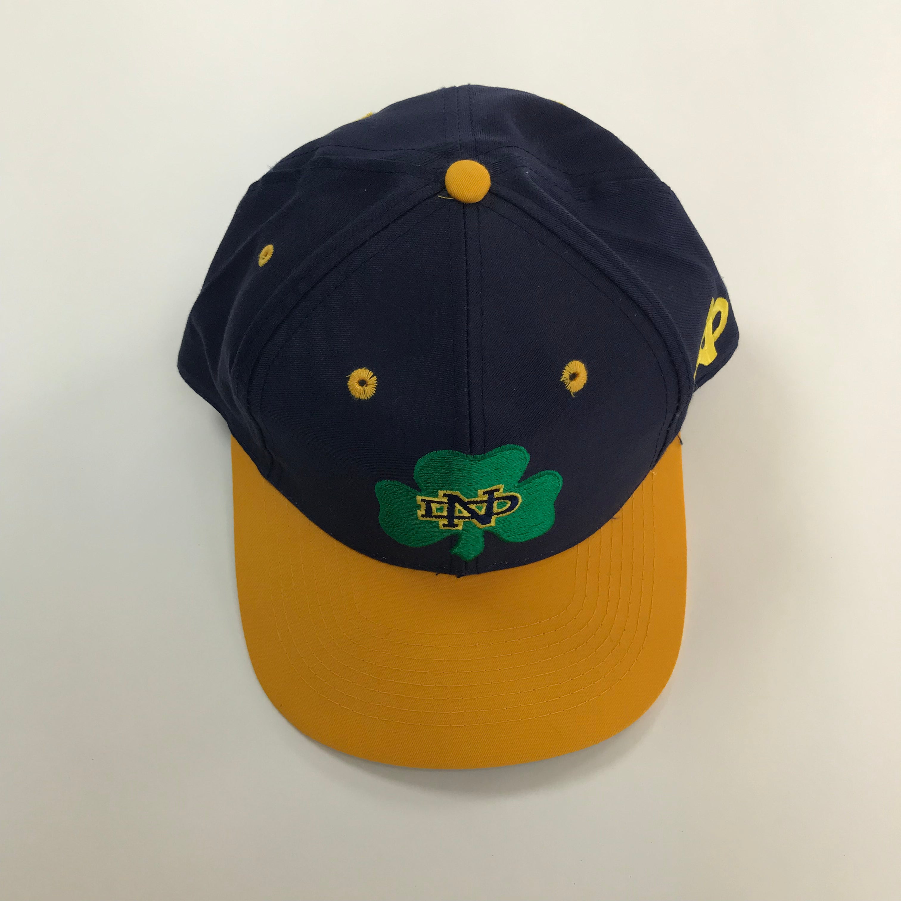 90s The Game Notre Dame Two-Tone Clover Fitted 7 1/4