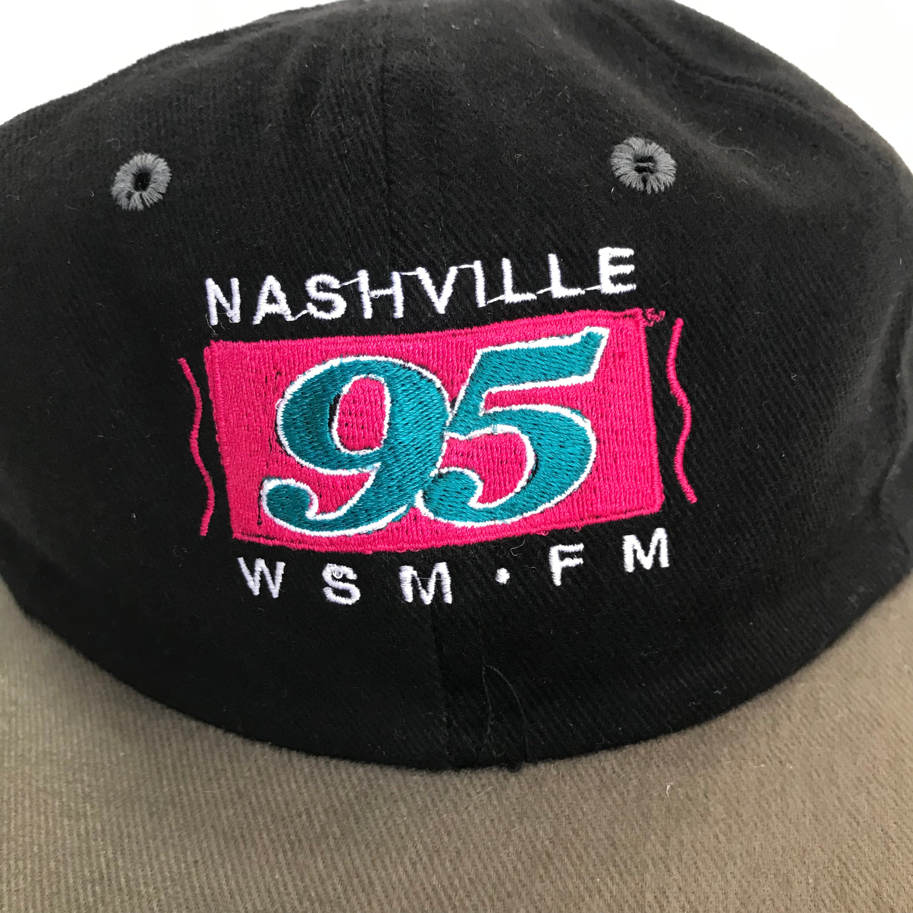 DEADSTOCK 90s Two-Tone Nashville Radio WSM Snapback