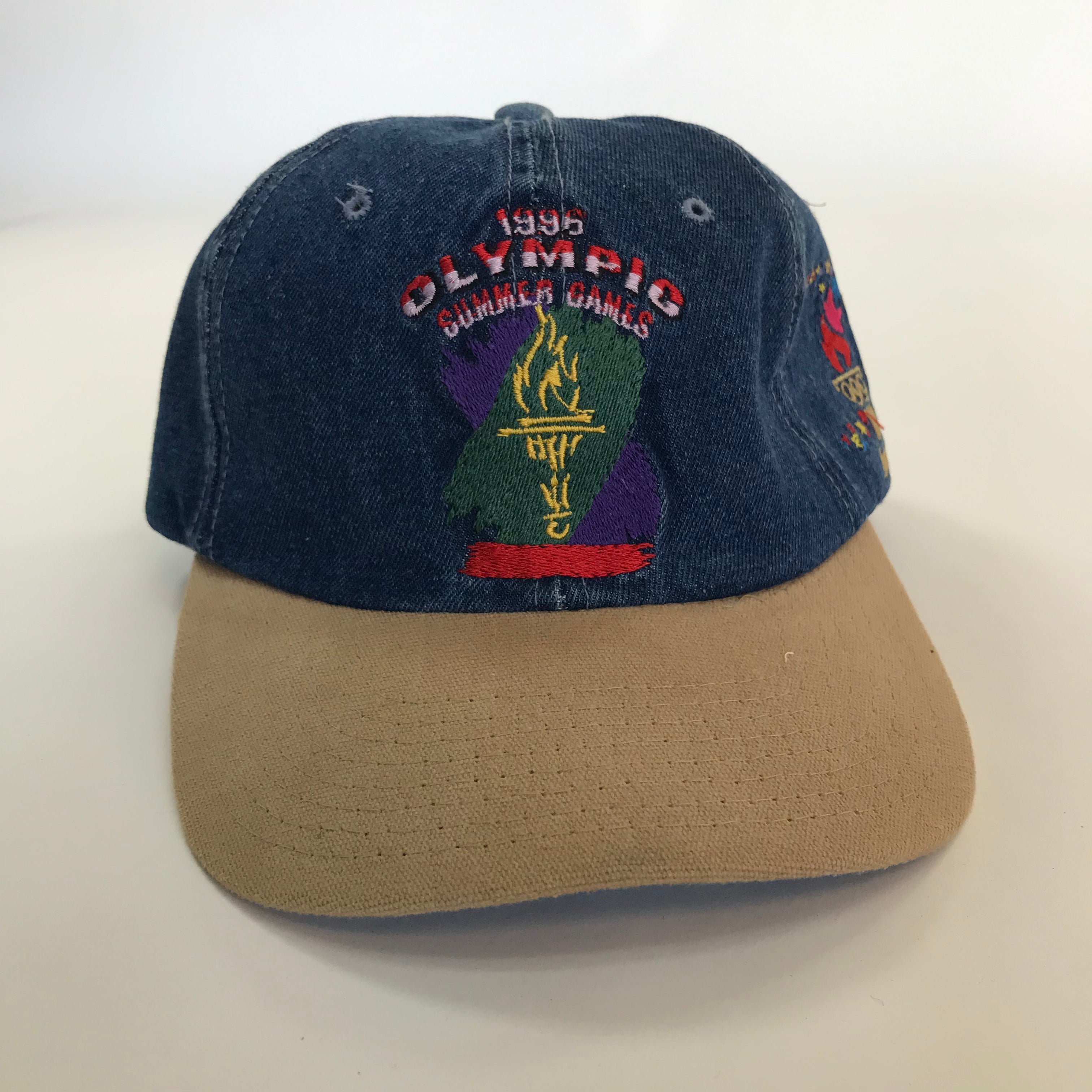 '96 Atlanta Olympics Starter Two-Tone Denim Dad Hat