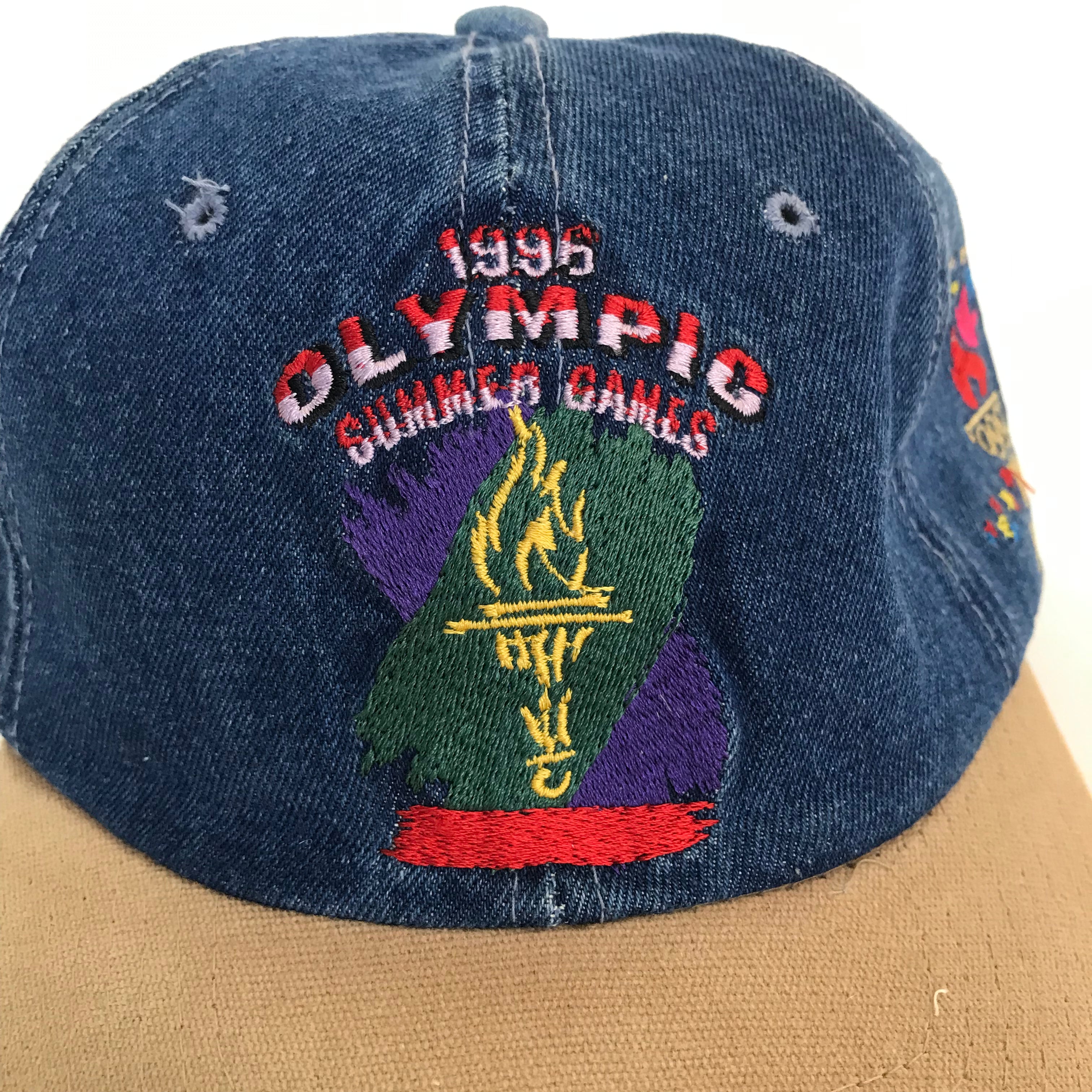 '96 Atlanta Olympics Starter Two-Tone Denim Dad Hat
