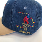 '96 Atlanta Olympics Starter Two-Tone Denim Dad Hat