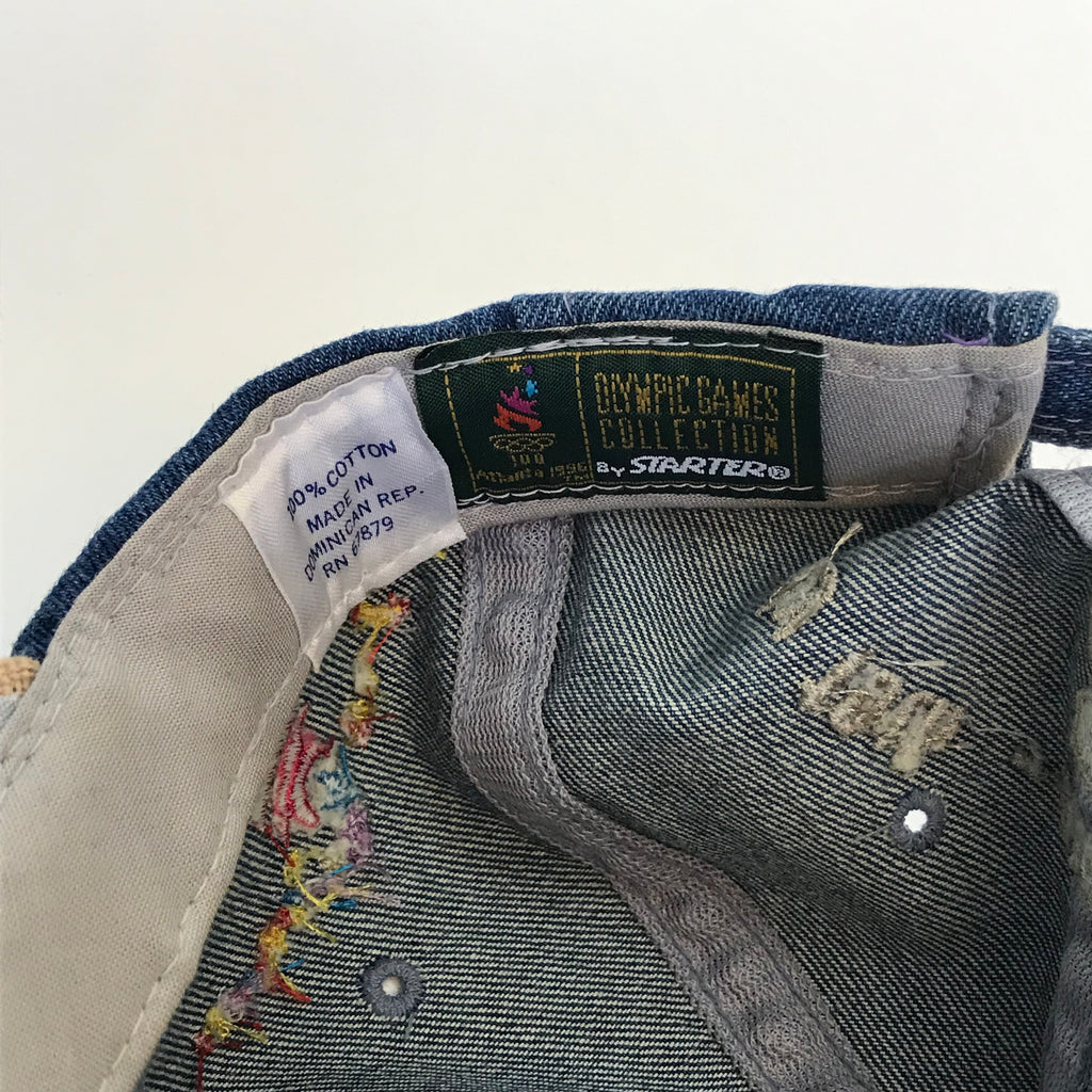 '96 Atlanta Olympics Starter Two-Tone Denim Dad Hat