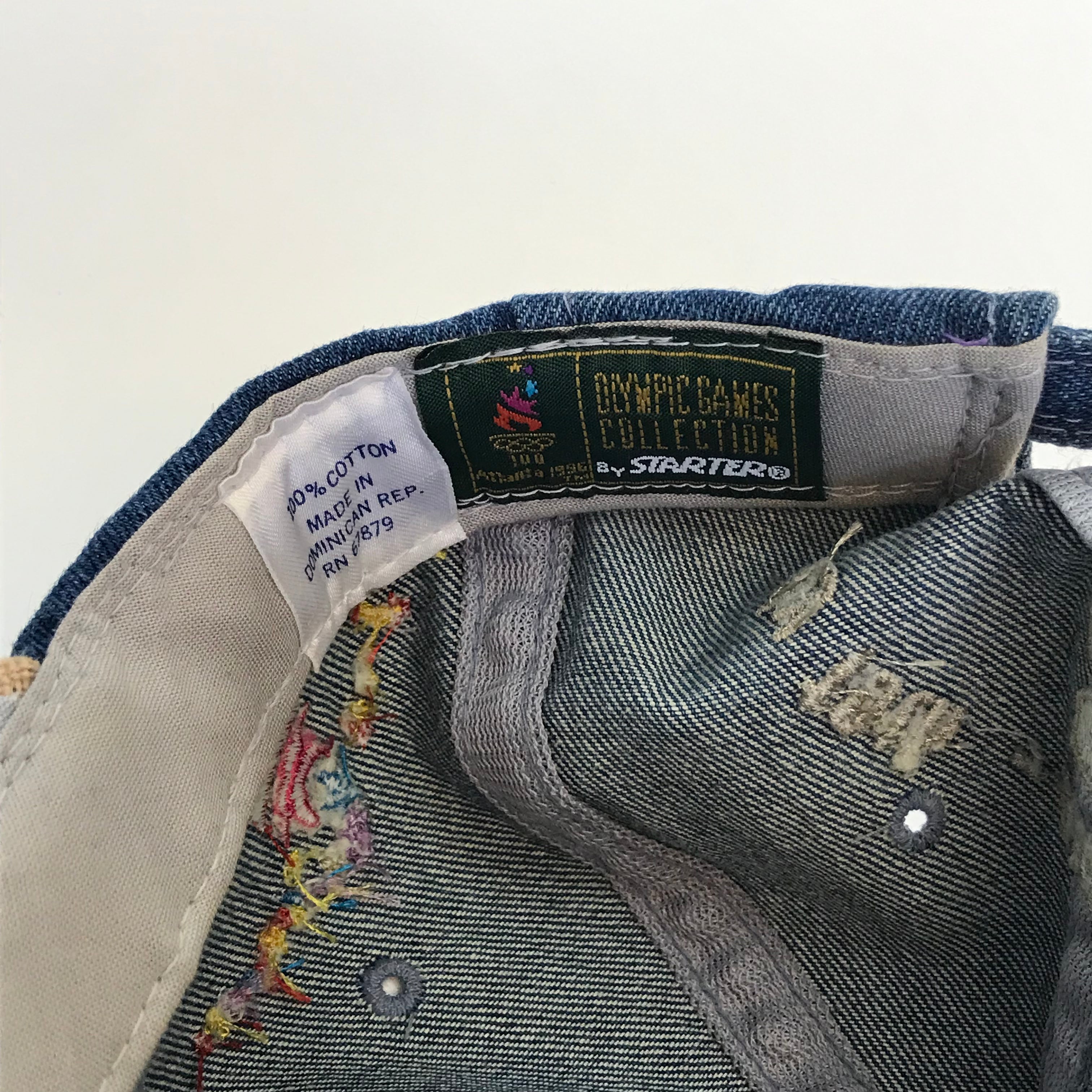 '96 Atlanta Olympics Starter Two-Tone Denim Dad Hat