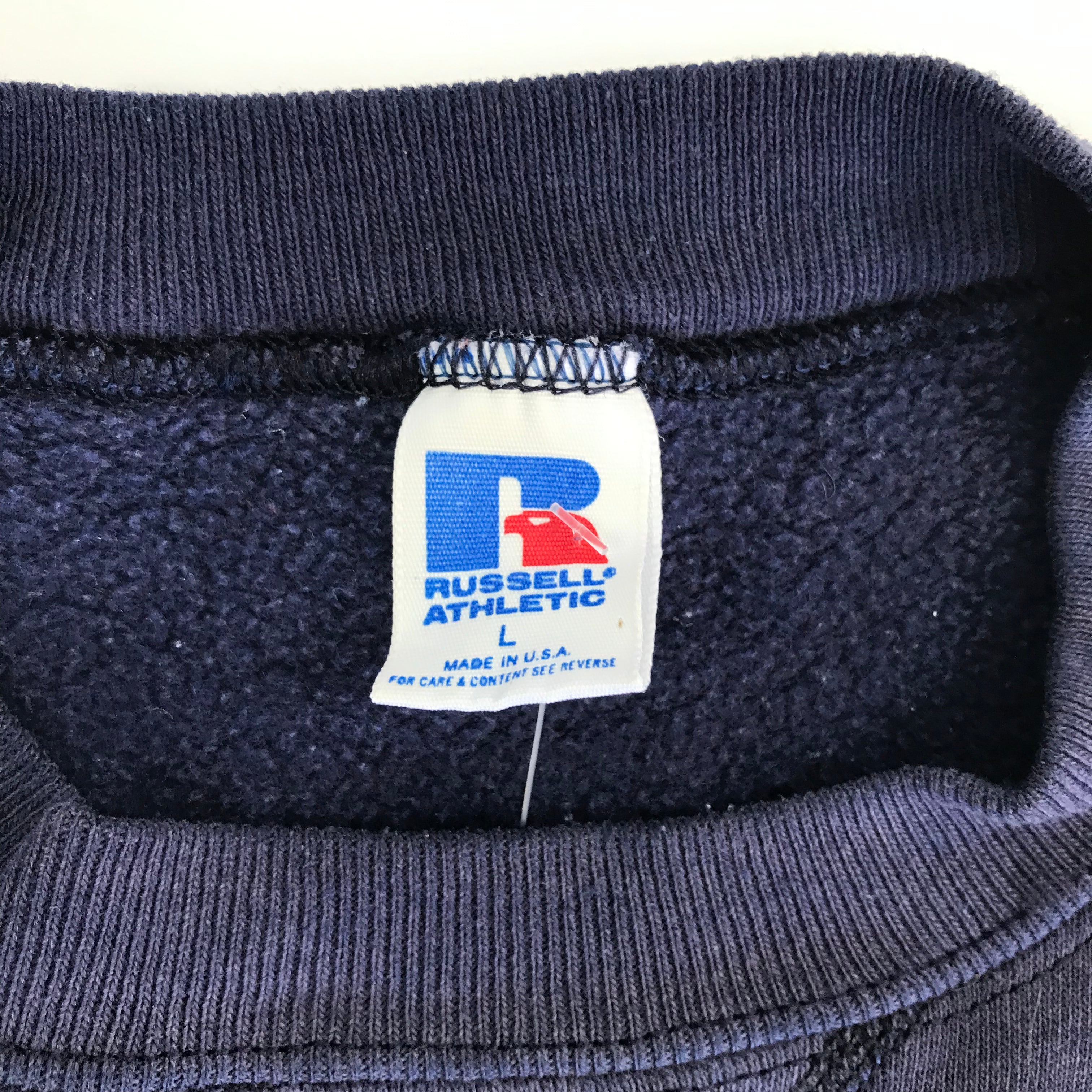 80s Russell Single V UT Vols Navy Crewneck - L miUSA