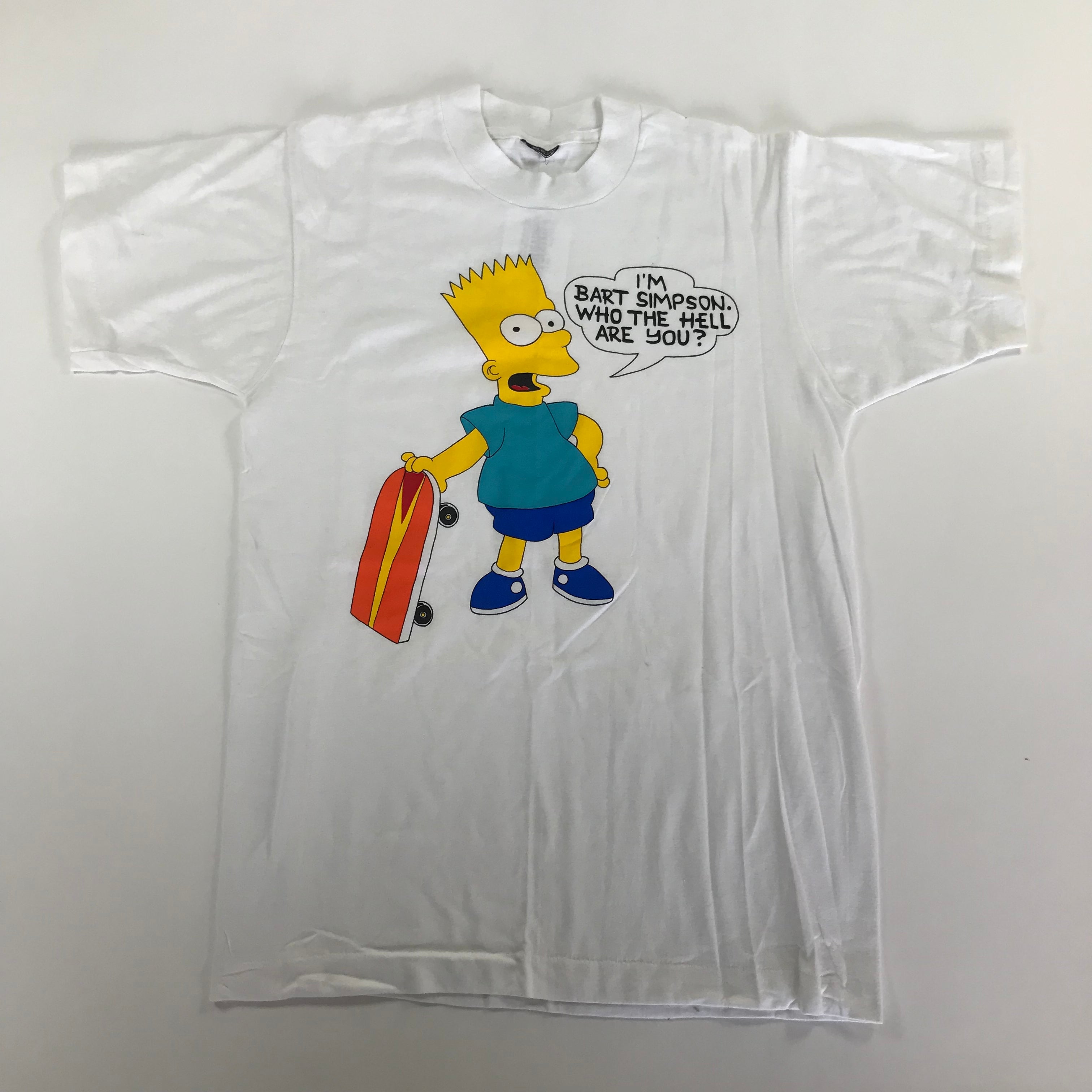 DEADSTOCK 90s Bart Simpson Screen Stars Single Stitch Tee - M miUSA