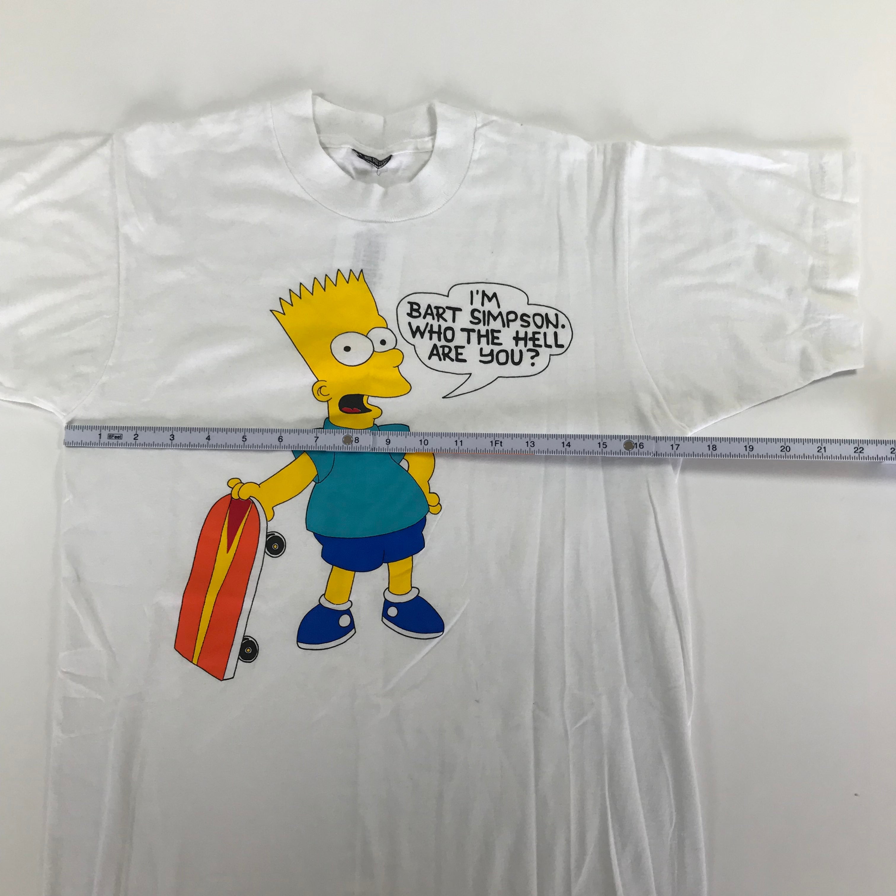 DEADSTOCK 90s Bart Simpson Screen Stars Single Stitch Tee - M miUSA