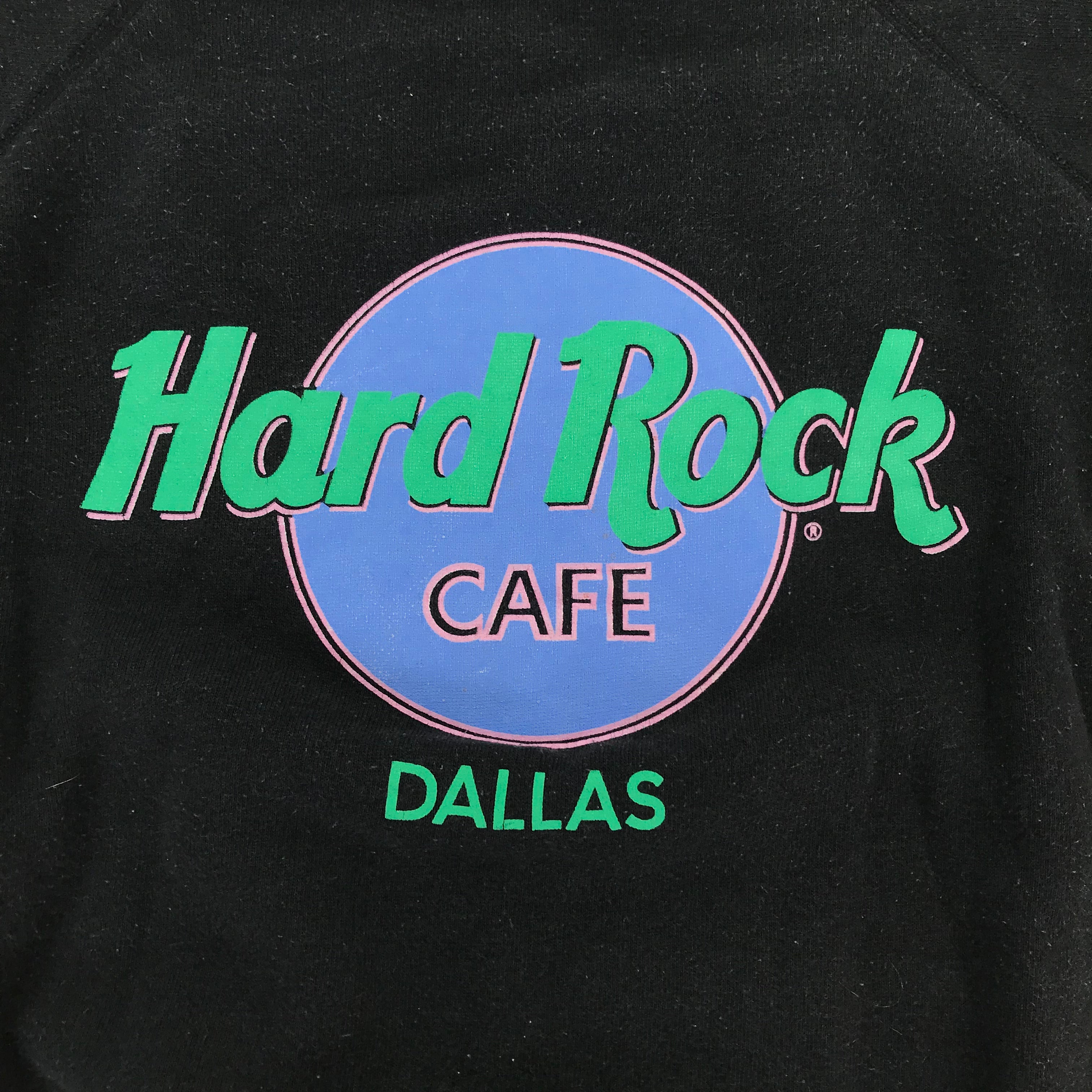 90s Hard Rock Dallas Raglan Crewneck - L miUSA