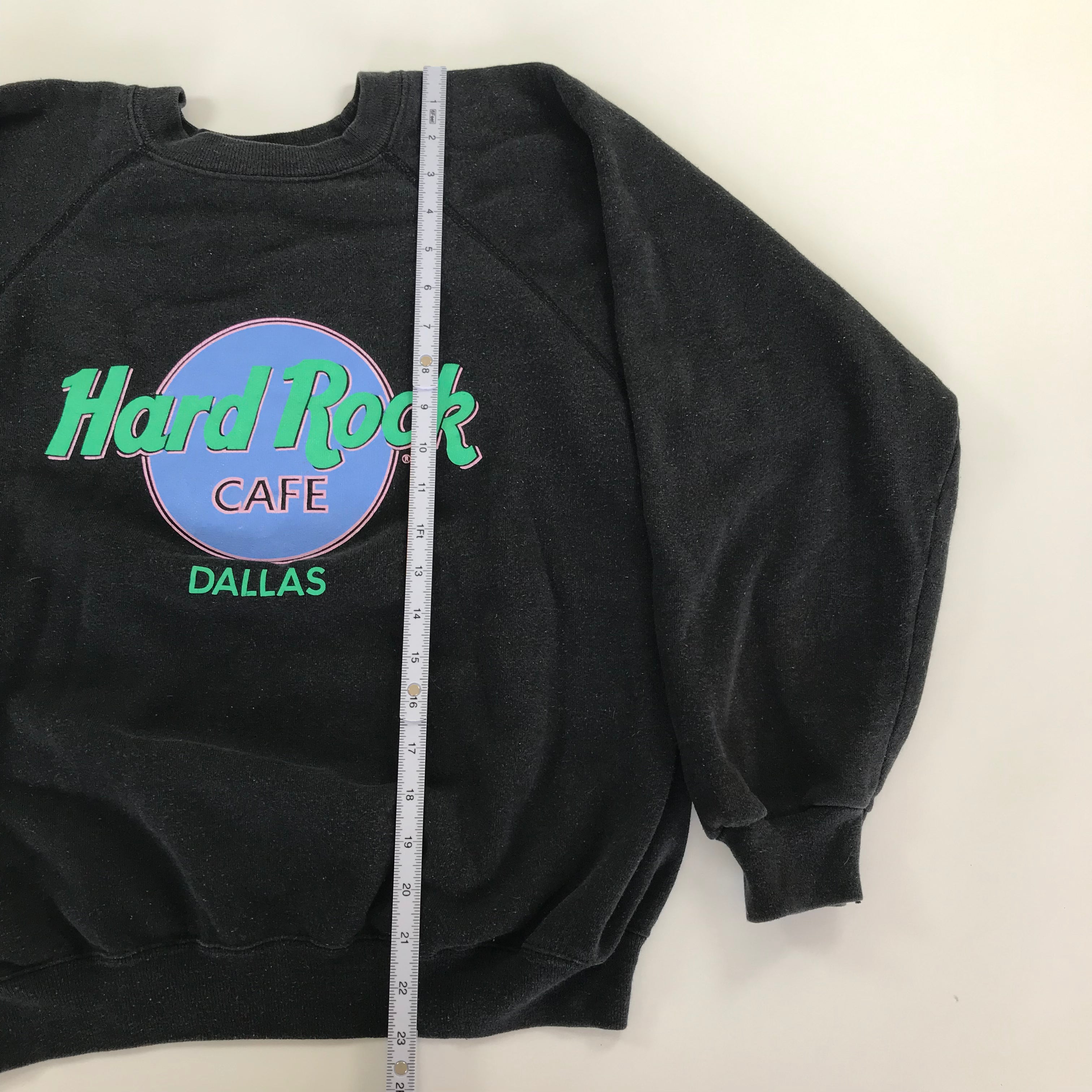 90s Hard Rock Dallas Raglan Crewneck - L miUSA