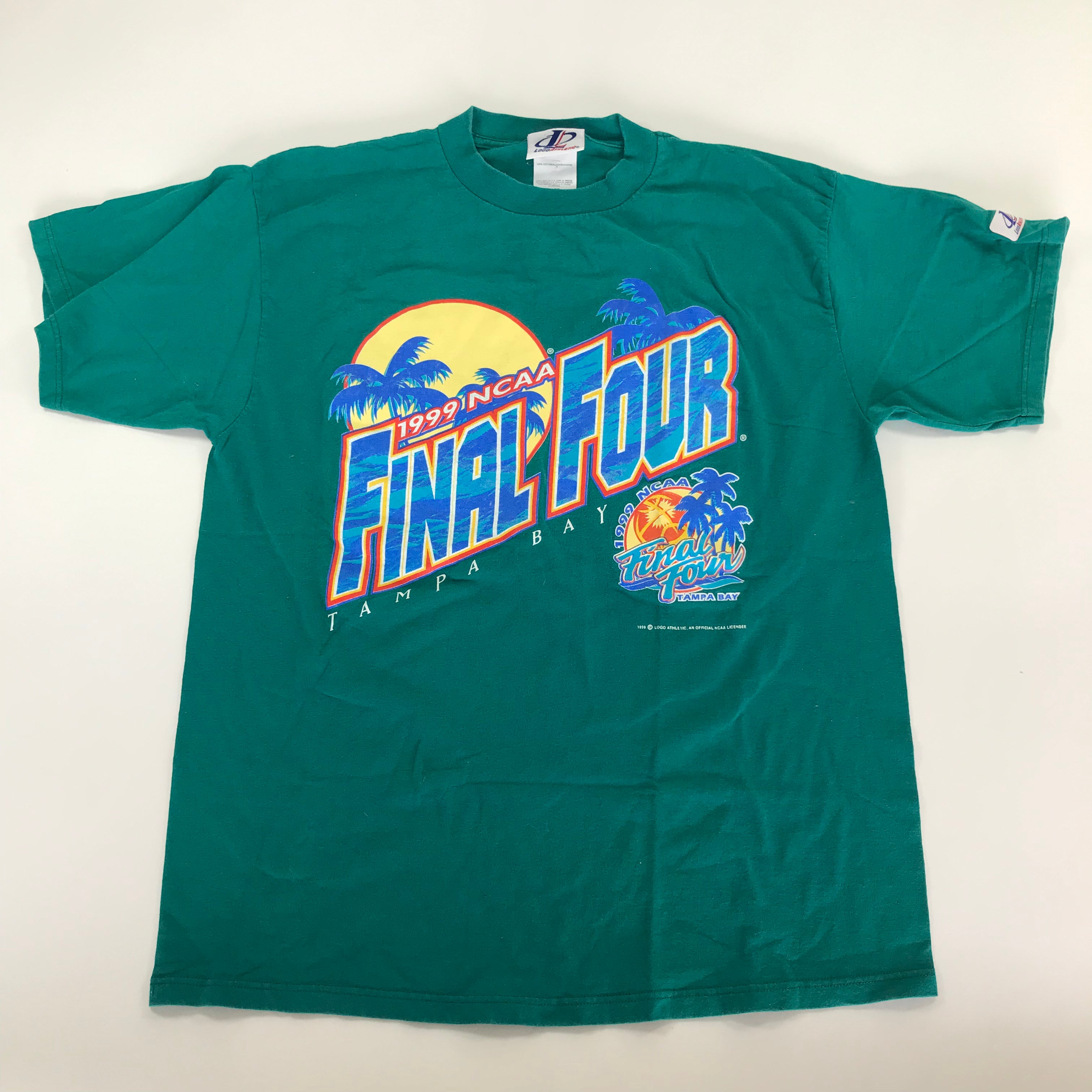 '99 Boxy Logo 7 NCAA Final Four Tampa Bay Tee - L
