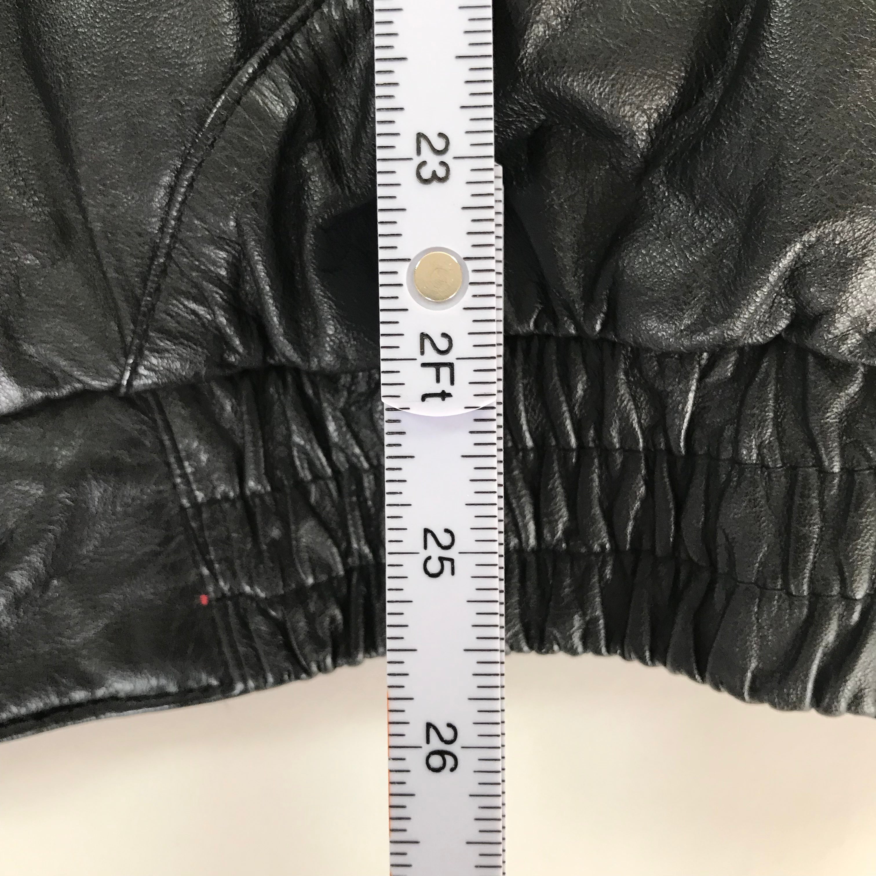 90s Logo Athletic Sharktooth Dallas Cowboys Genuine Leather Jacket - L