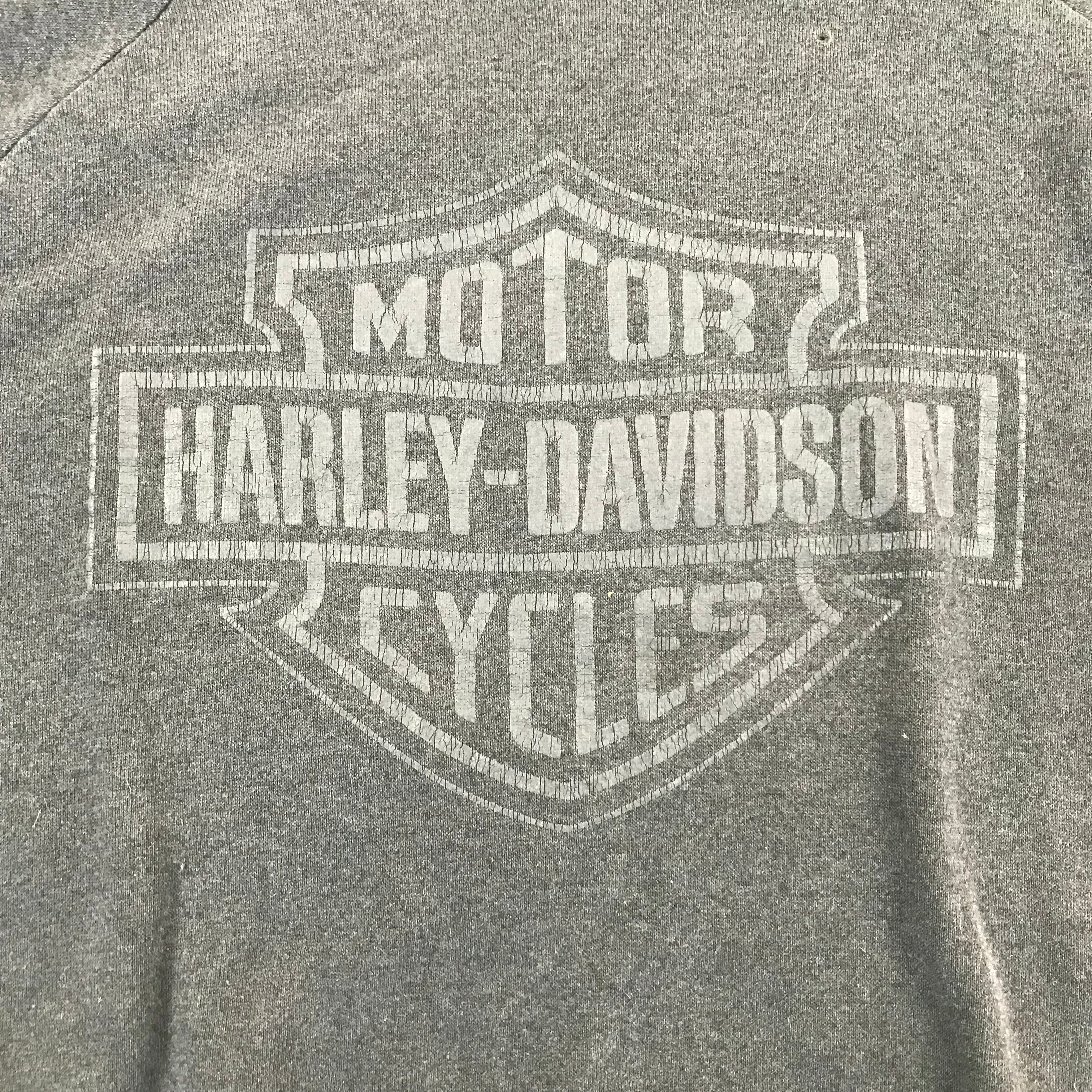 80s/90s Harley Davidson Black Tag Raglan Crewneck - L/XL miUSA