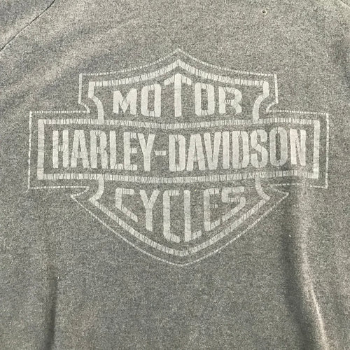 80s/90s Harley Davidson Black Tag Raglan Crewneck - L/XL miUSA