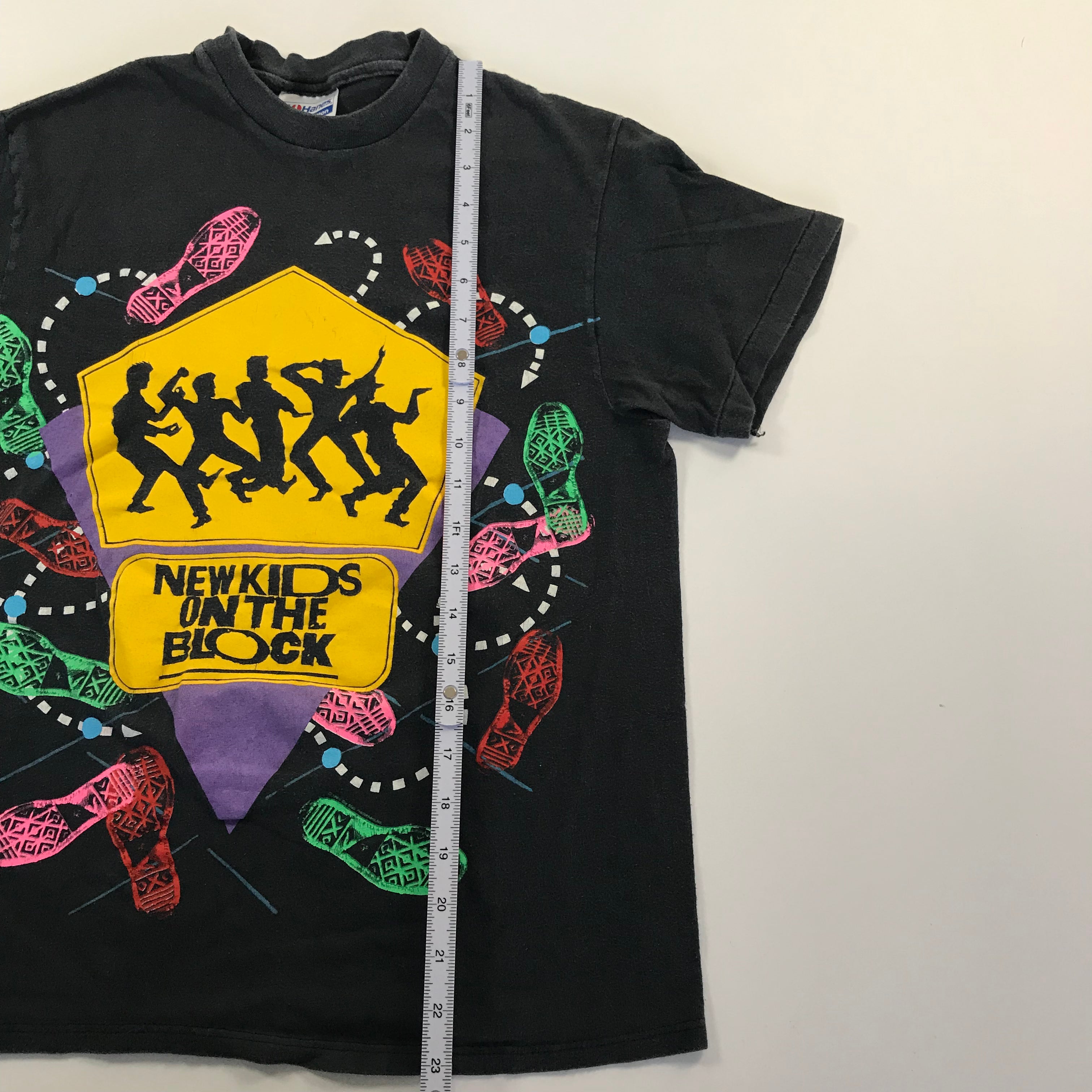80s New Kids On The Block Big Print Single Stitch Tee - M miUSA