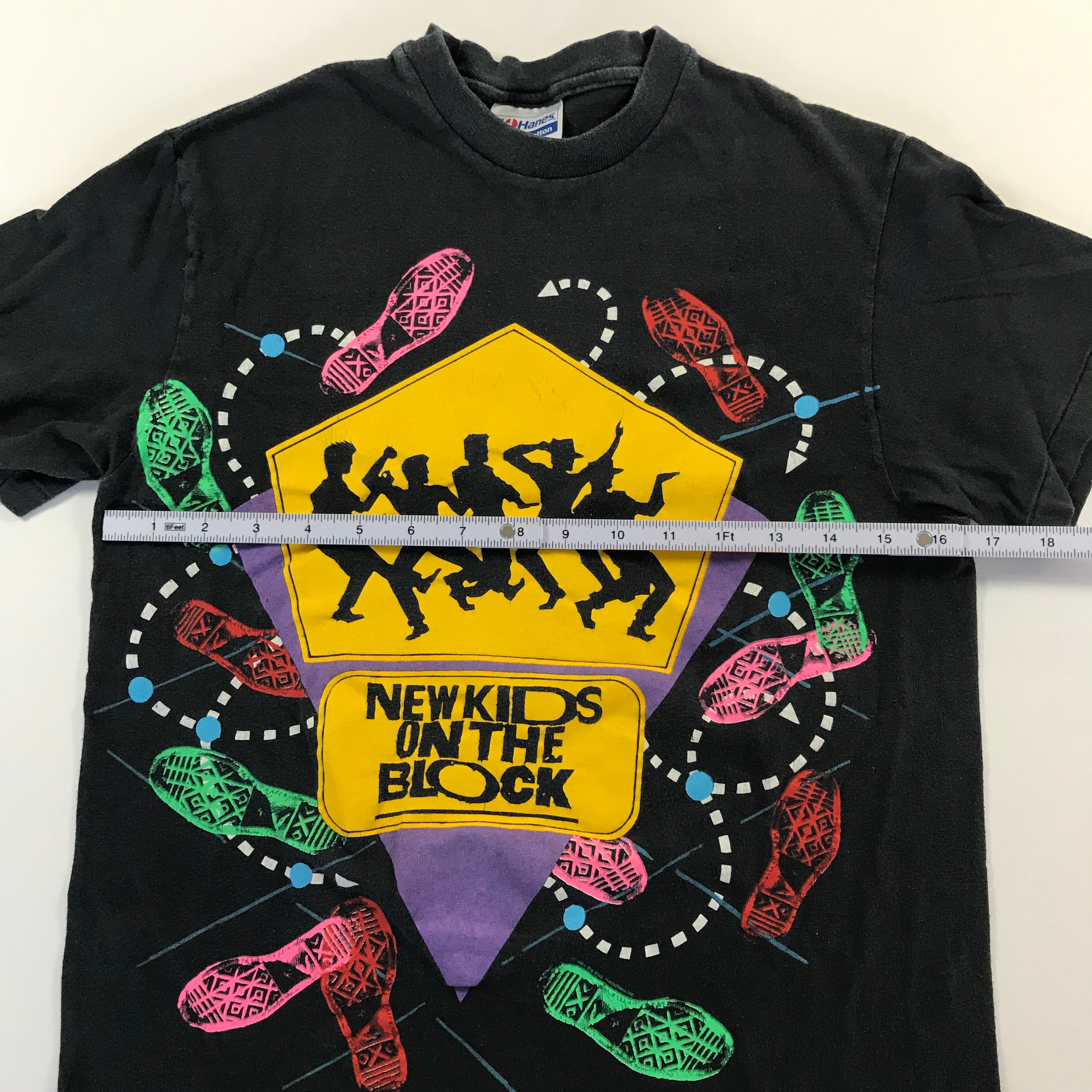 80s New Kids On The Block Big Print Single Stitch Tee - M miUSA