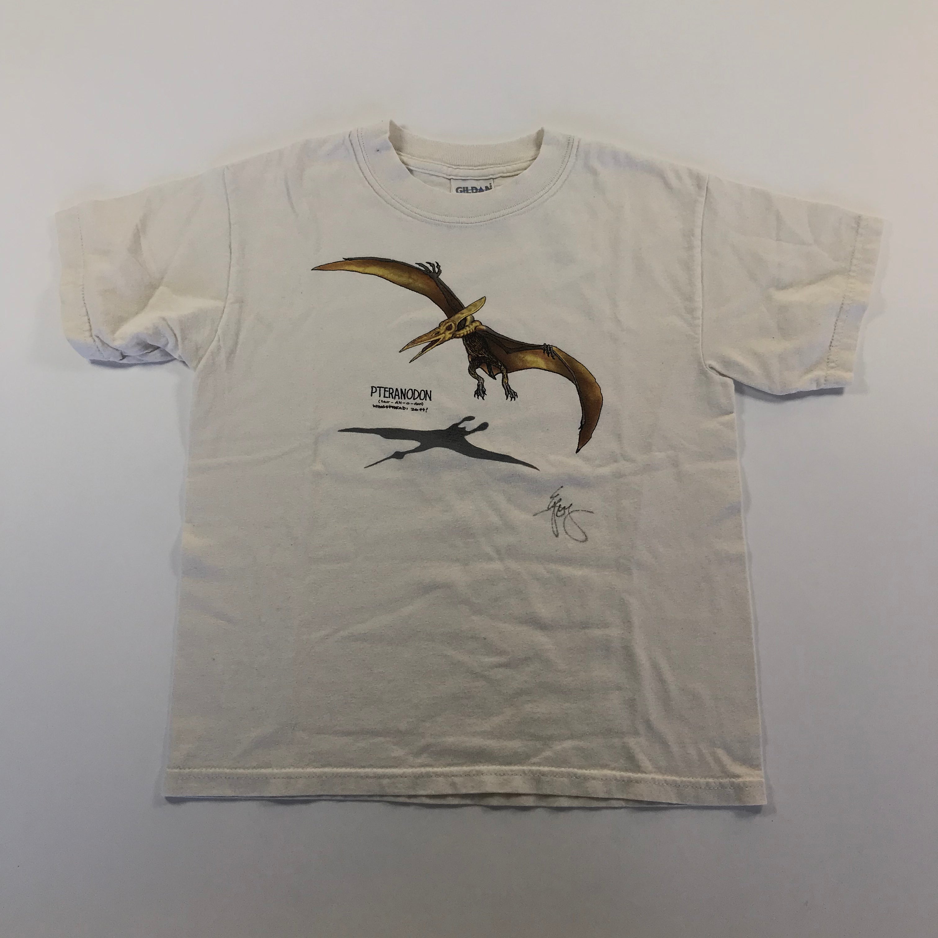 KIDS Y2K Pteranodon Dinosaur Tee - M 10-12