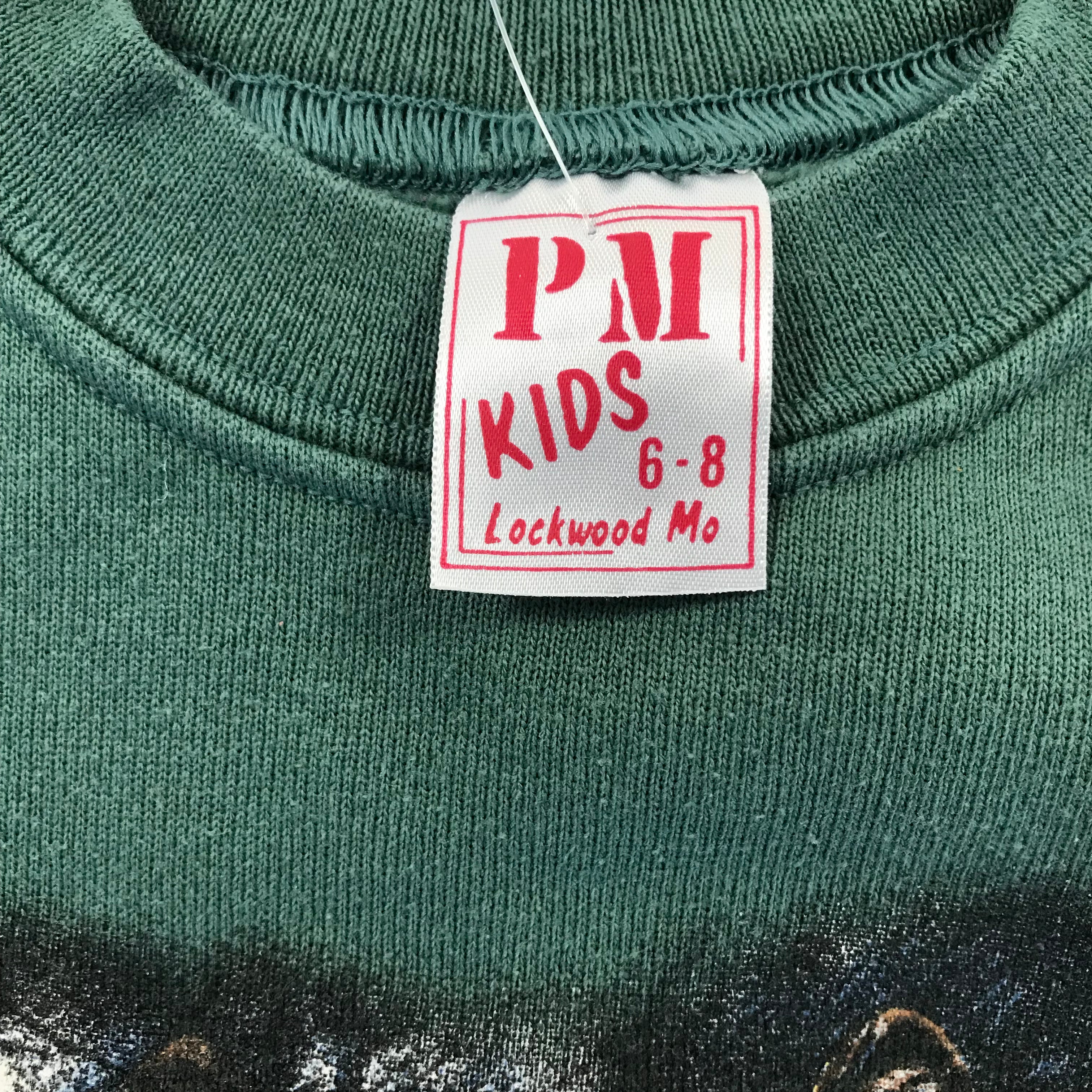 KIDS 90s Luray Caverns Wolf Crewneck - S 6-8