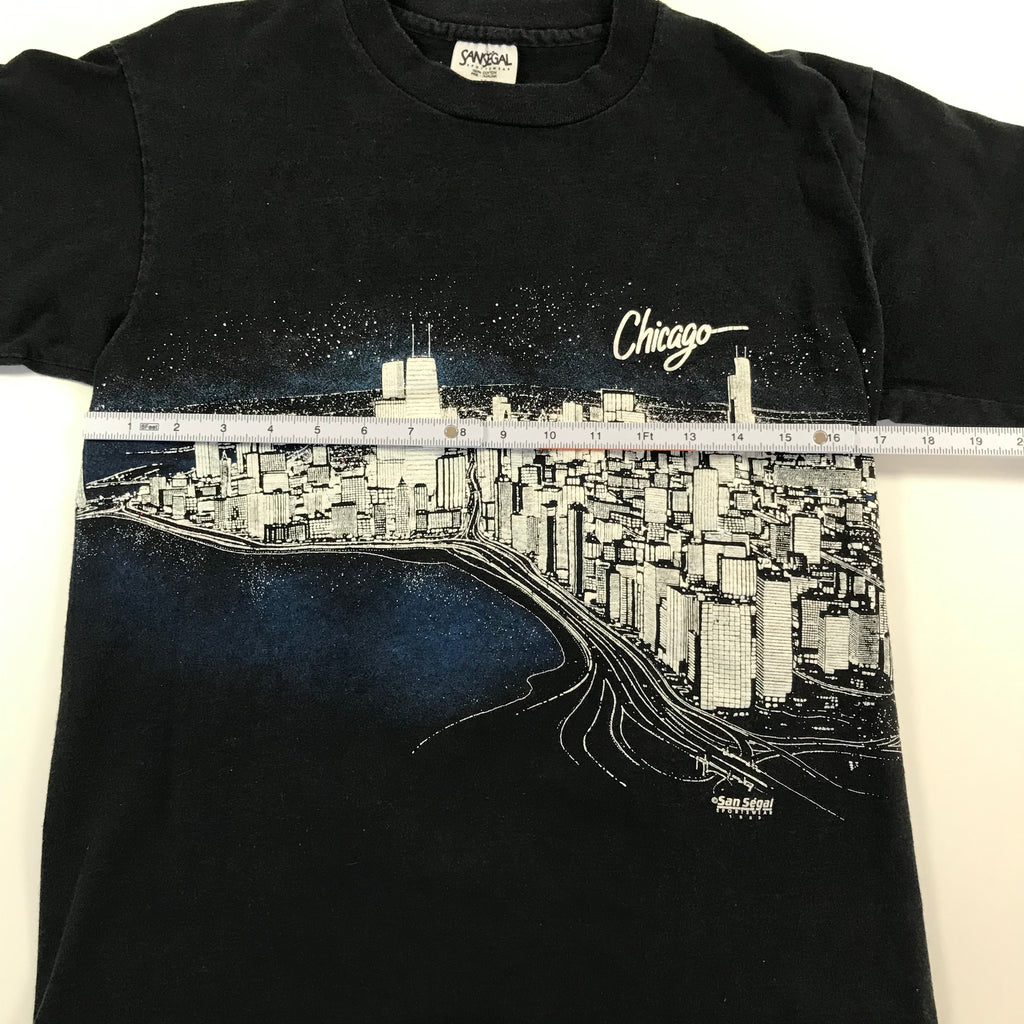 1989 Chicago Skyline AOP Tee - M miUSA