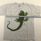 KIDS Y2K Big Print Iguana Tee - M 10-12