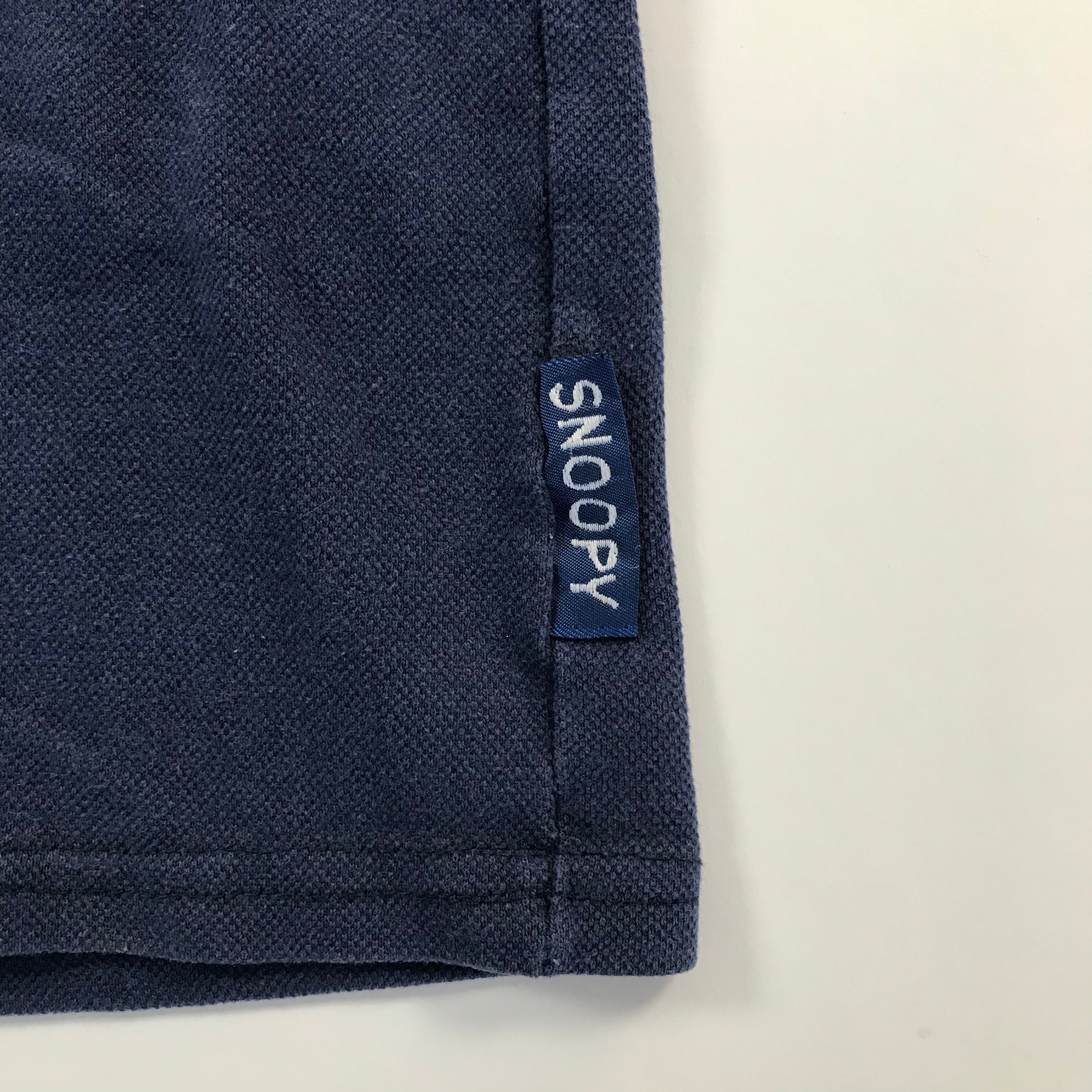 KIDS 90s Color Block Snoopy Zip Polo - 6