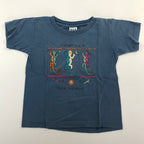 KIDS 90s New Mexico Lizards Tourist Single Stitch Tee.- S