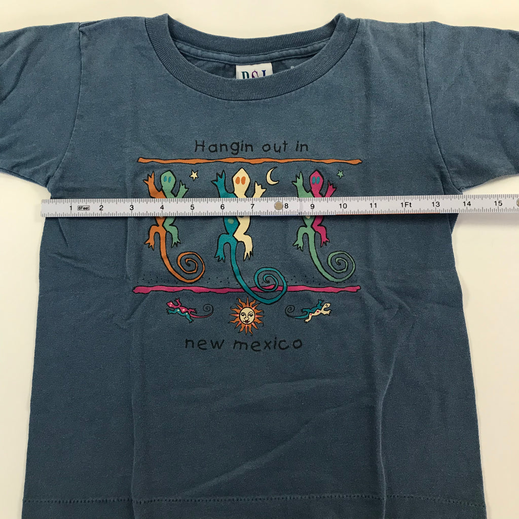 KIDS 90s New Mexico Lizards Tourist Single Stitch Tee.- S