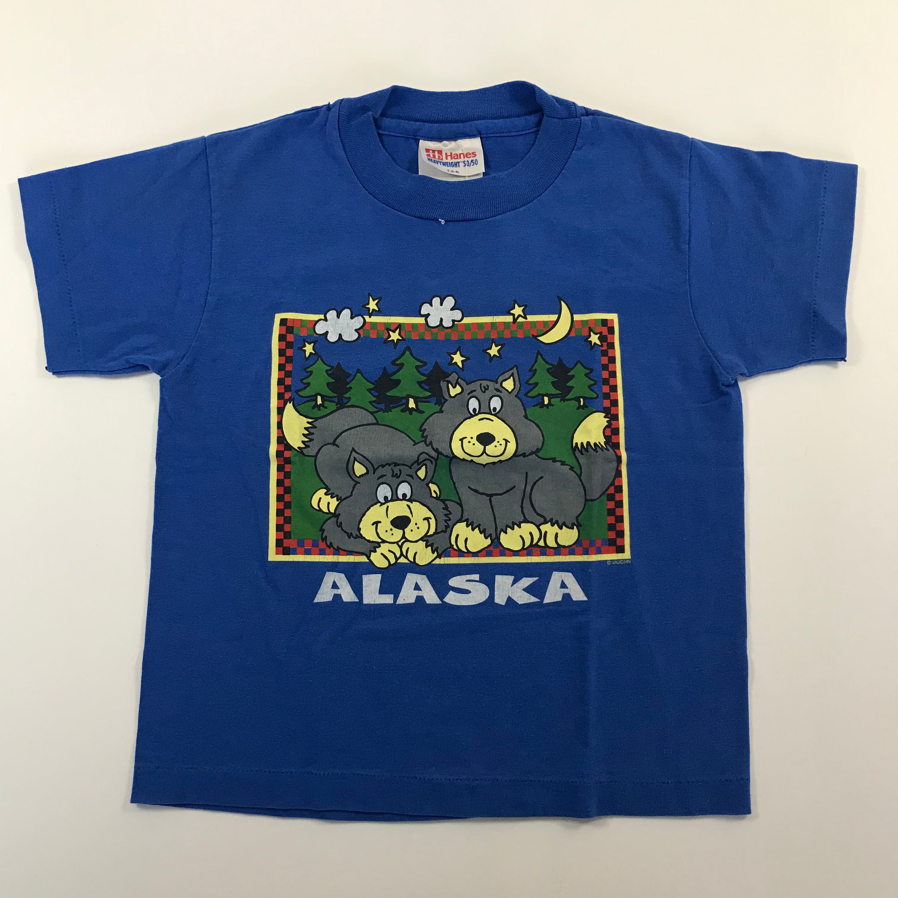 KIDS 90s Alaska Bears Single Stitch Tee - S 6-8 miUSA