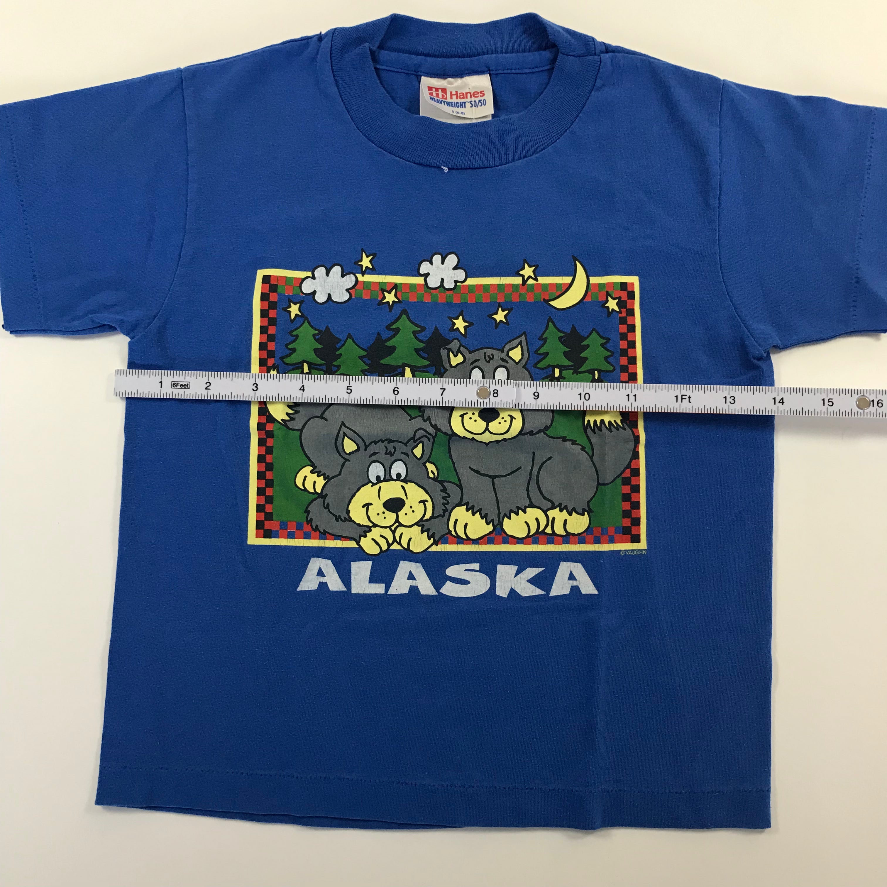 KIDS 90s Alaska Bears Single Stitch Tee - S 6-8 miUSA