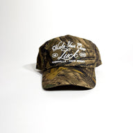 Make Your Own Luck Trucker Hat - Leaf Camo / White (no rope)