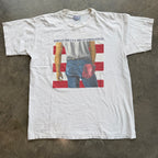 '99 Bruce Springsteen Born In The USA Tracklist Single Stitch Tee - XL miUSA