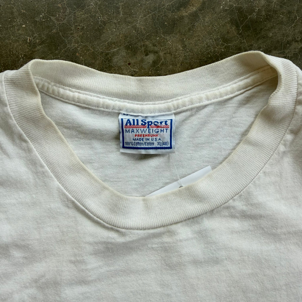 '99 Bruce Springsteen Born In The USA Tracklist Single Stitch Tee - XL miUSA