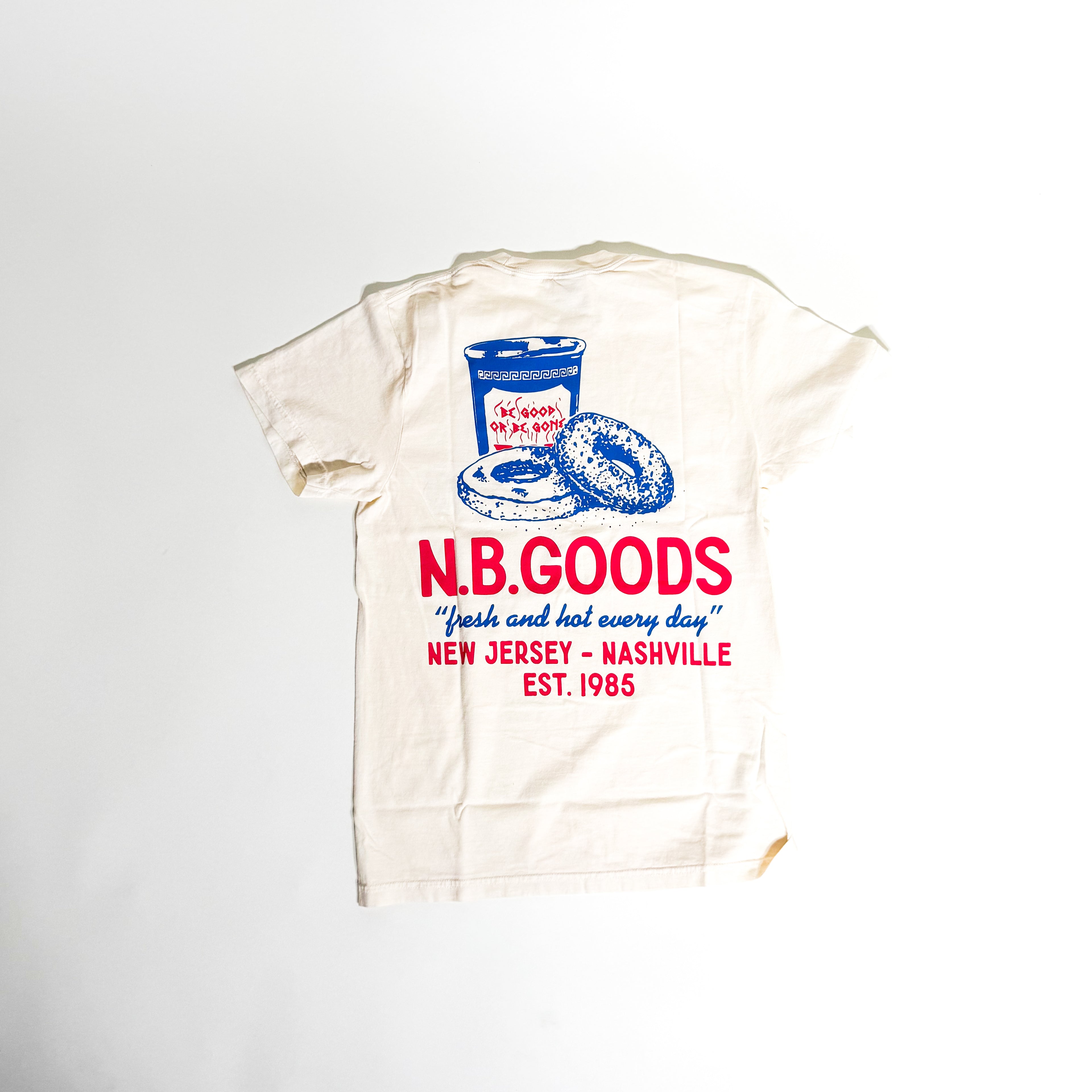 Fresh & Hot Diner Tee - Ivory