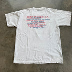 '99 Bruce Springsteen Born In The USA Tracklist Single Stitch Tee - XL miUSA