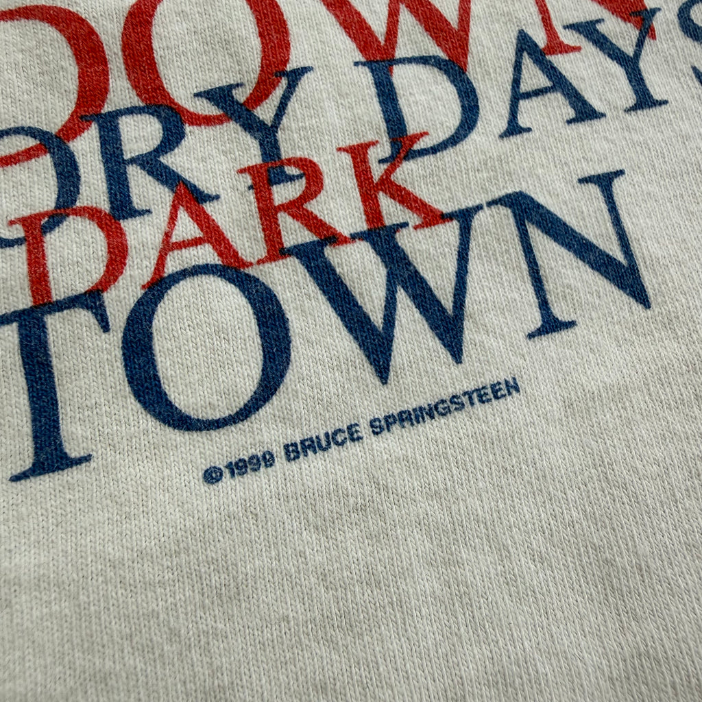 '99 Bruce Springsteen Born In The USA Tracklist Single Stitch Tee - XL miUSA
