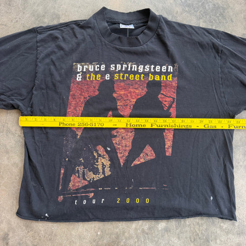 '00 Bruce Springsteen U.S. Tour Cropped Single Stitch Tee - XL miUSA