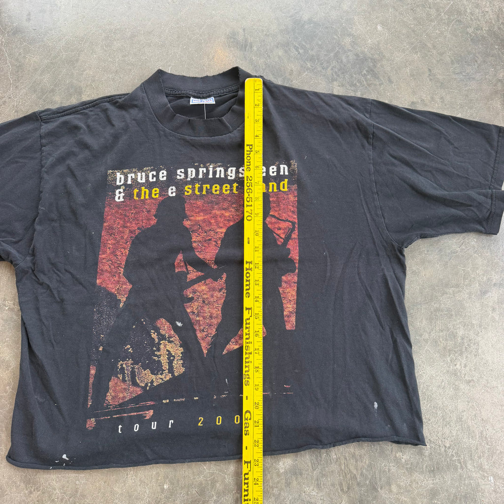 '00 Bruce Springsteen U.S. Tour Cropped Single Stitch Tee - XL miUSA