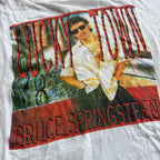 '92 Bruce Springsteen Lucky Town European Tour Cropped Single Stitch Tee - L