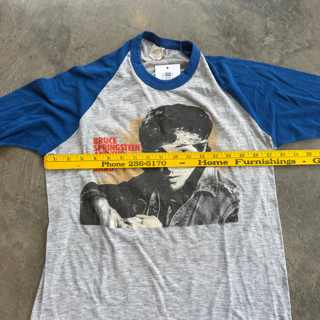 '84/'85 Bruce Springsteen World Tour 3/4 Sleeve Super Soft Raglan Tee - L miUSA
