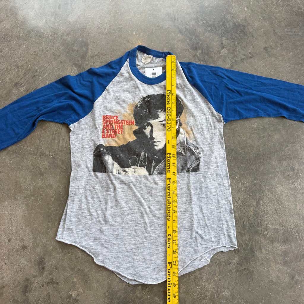 '84/'85 Bruce Springsteen World Tour 3/4 Sleeve Super Soft Raglan Tee - L miUSA
