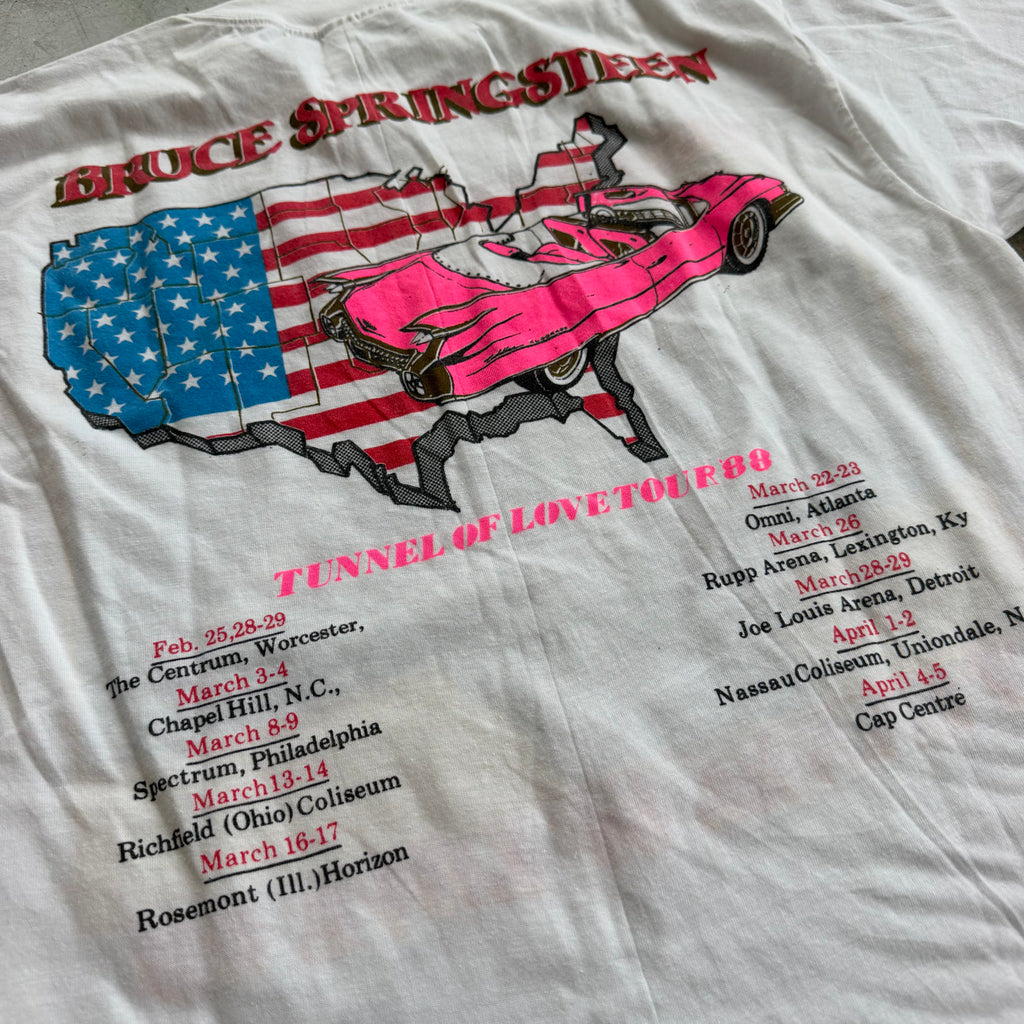 '88 DEADSTOCK Bruce Springsteen Tunnel of Love Tour Single Stitch Tee - XL miUSA